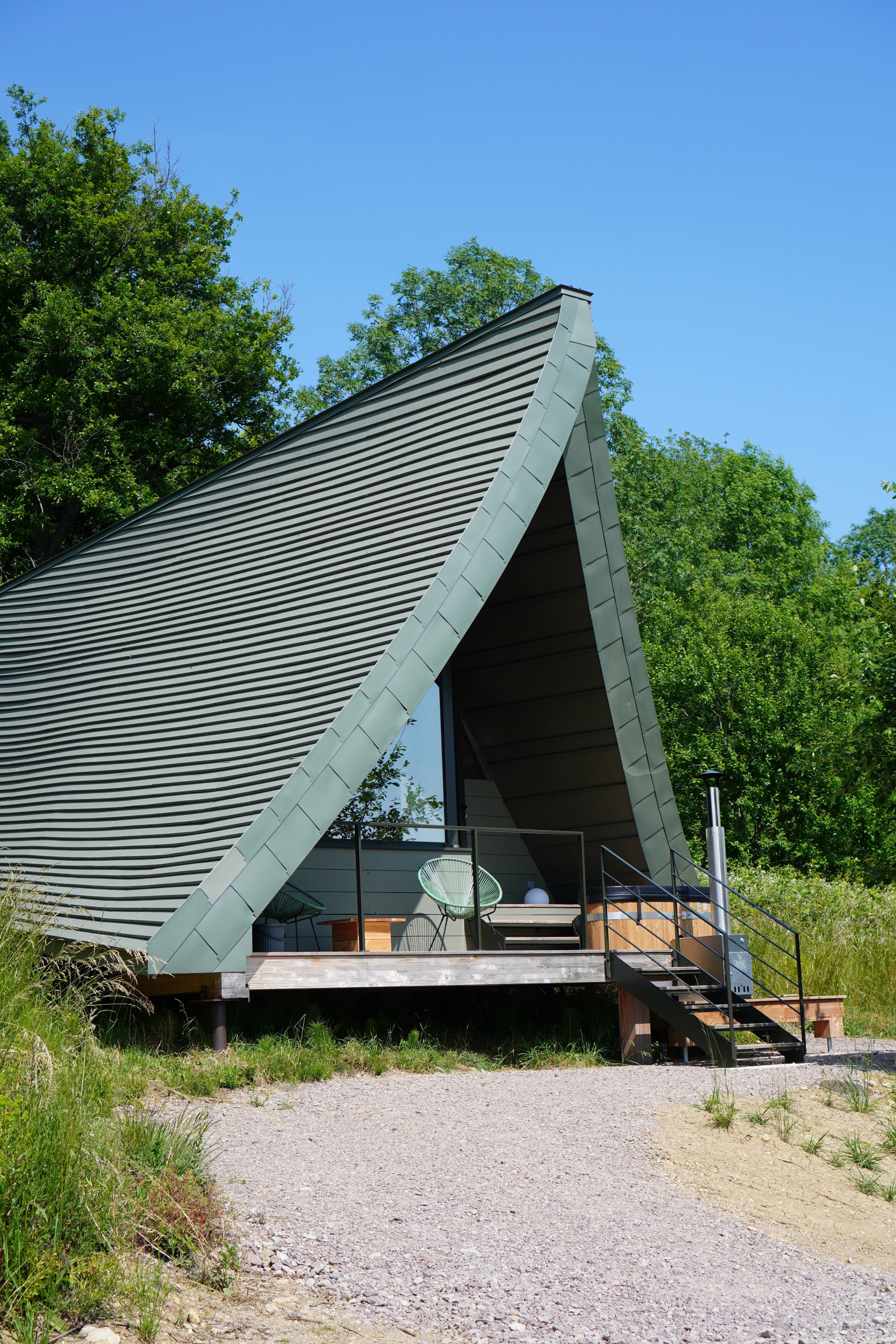 Lodge « Ecolodge de luxe en pleine nature avec bain nordique » — Massingy-Lès-Vitteaux (Côte-d'Or)