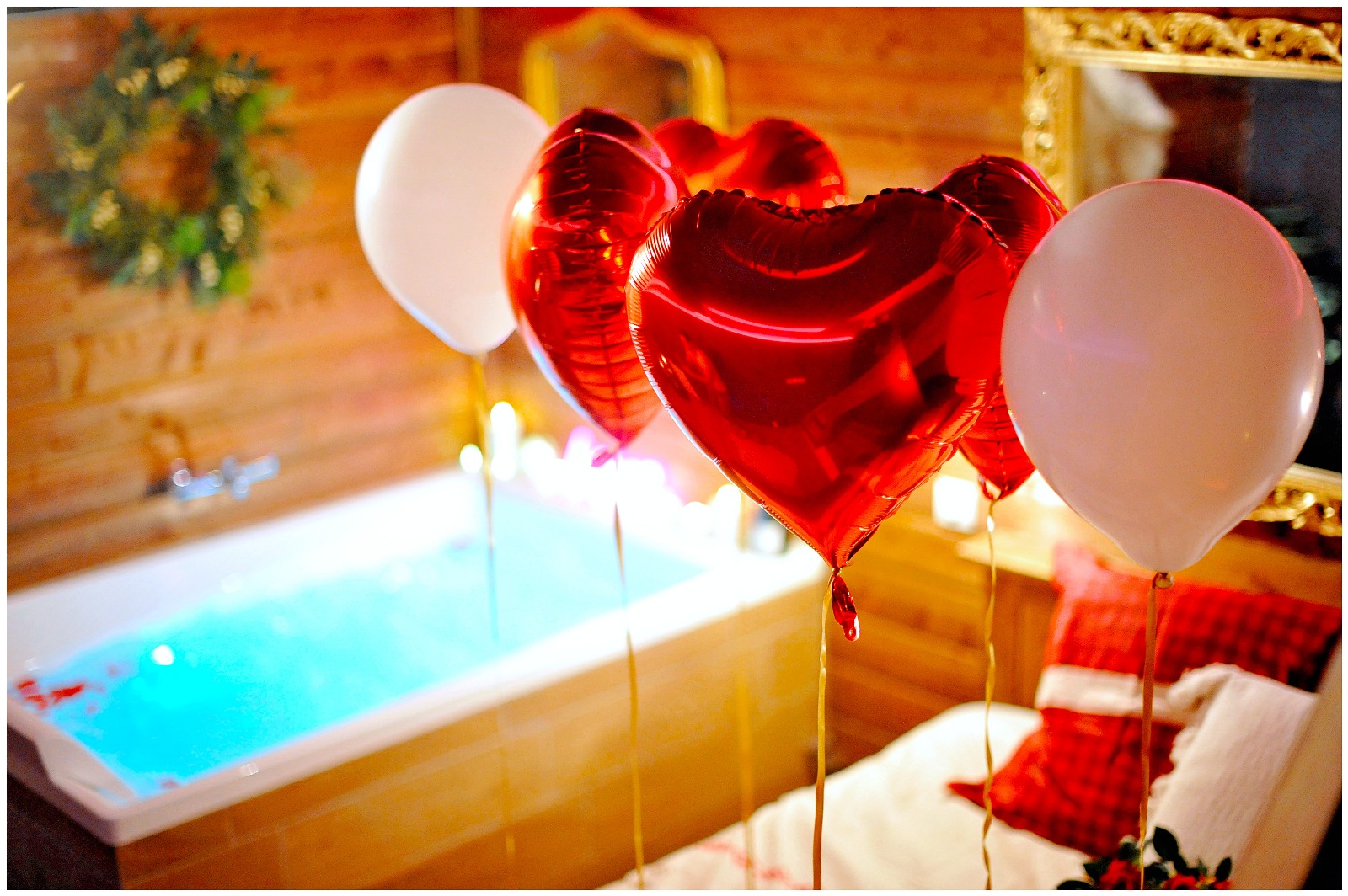 Chalet Romantique — Évasion avec SPA XXL à Bourgoin Jallieu à Bourgoin-Jallieu — salle de bain