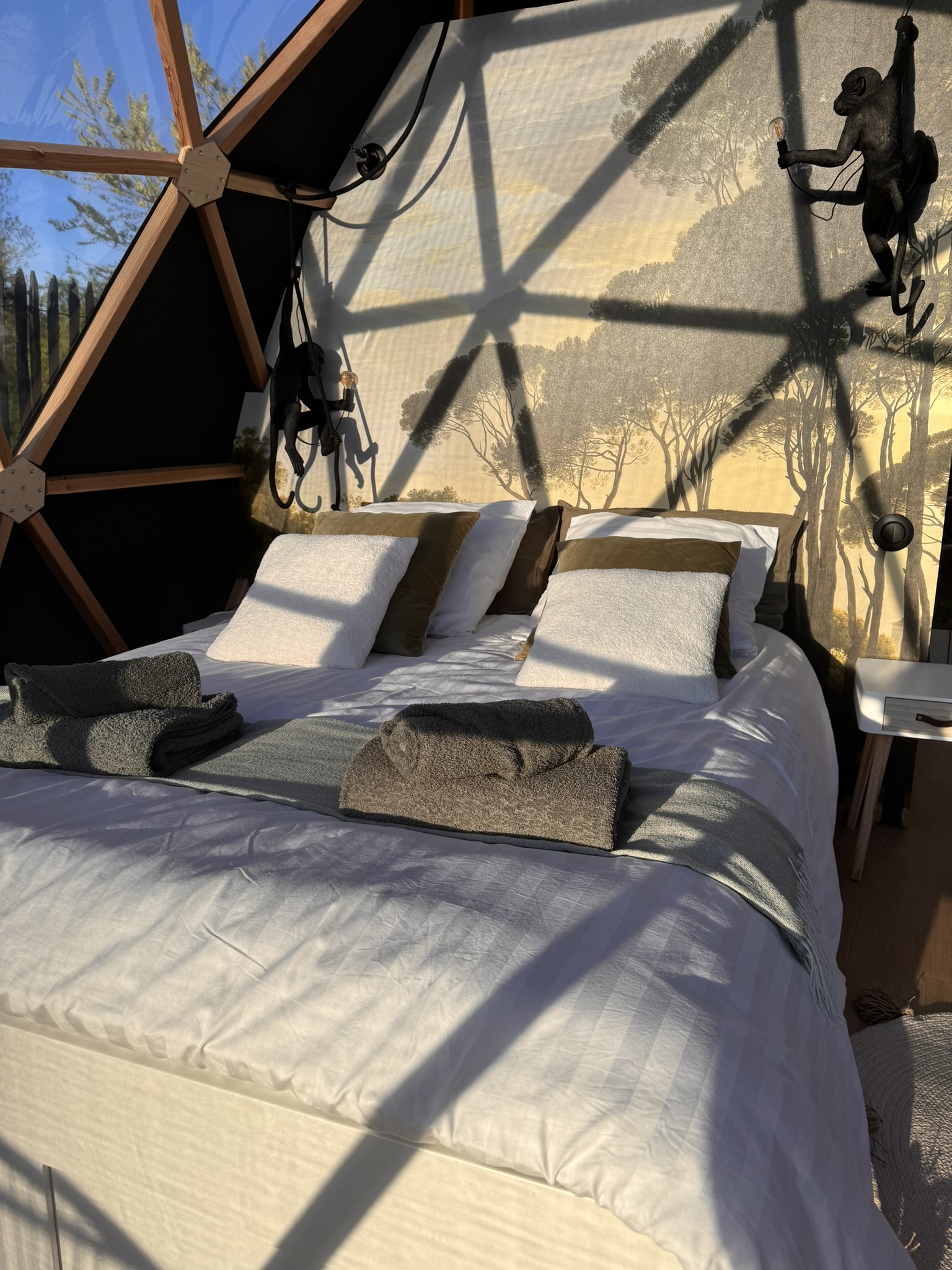 Dôme étoilé : une nuit sous les étoiles en Pays de la Loire à Orée D'anjou — salle de bain