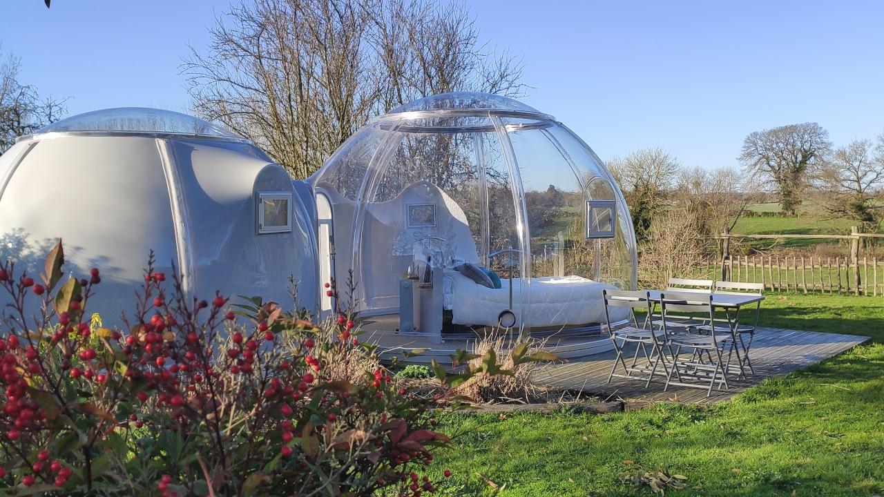 La Bulle D'O — Nuit étoilée en Bulle avec spa à Deux-Sèvres
