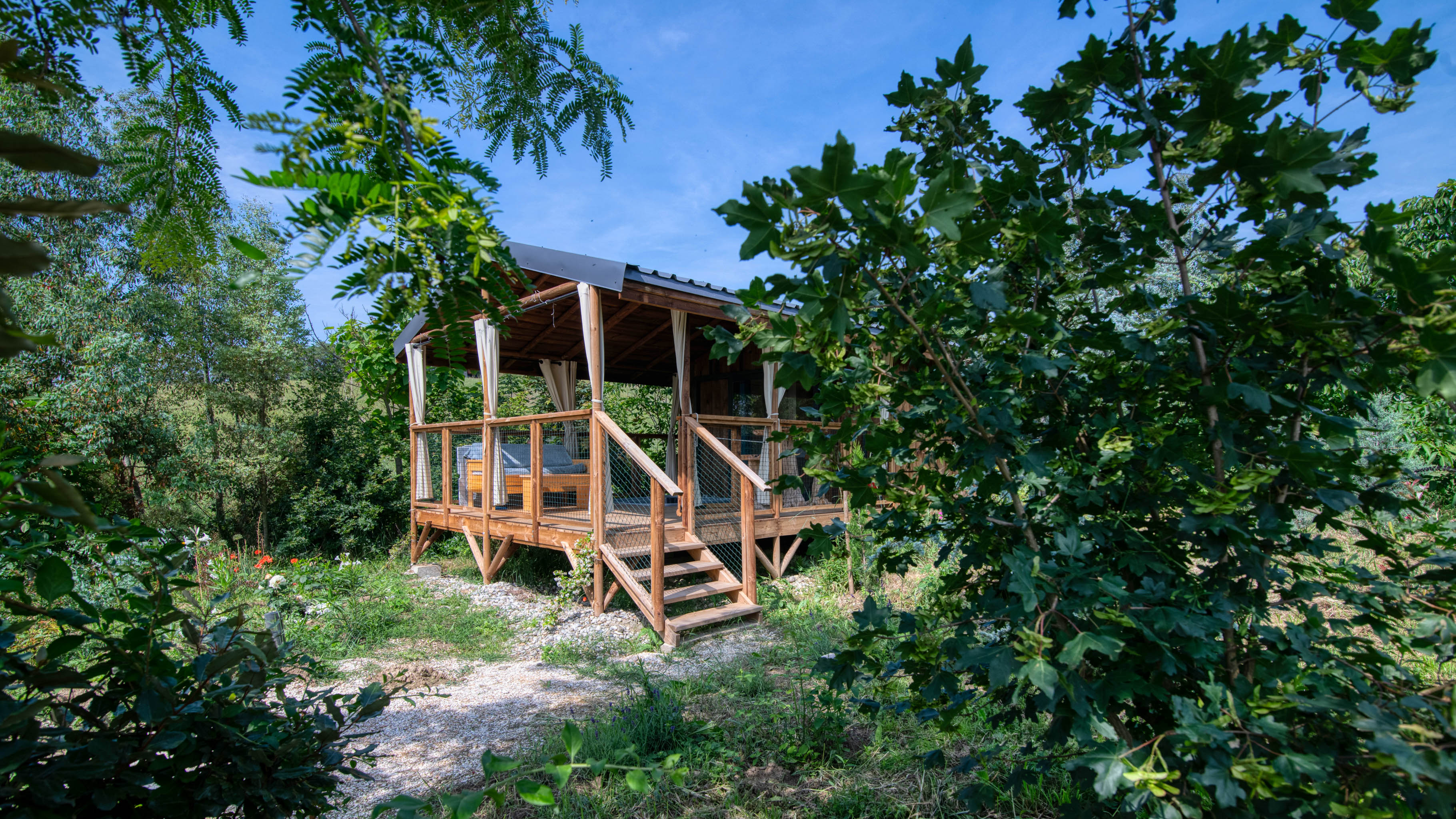 Cabane Miel et Coton : une évasion sensorielle en pleine nature — Cabane à Villarzel Du Razès