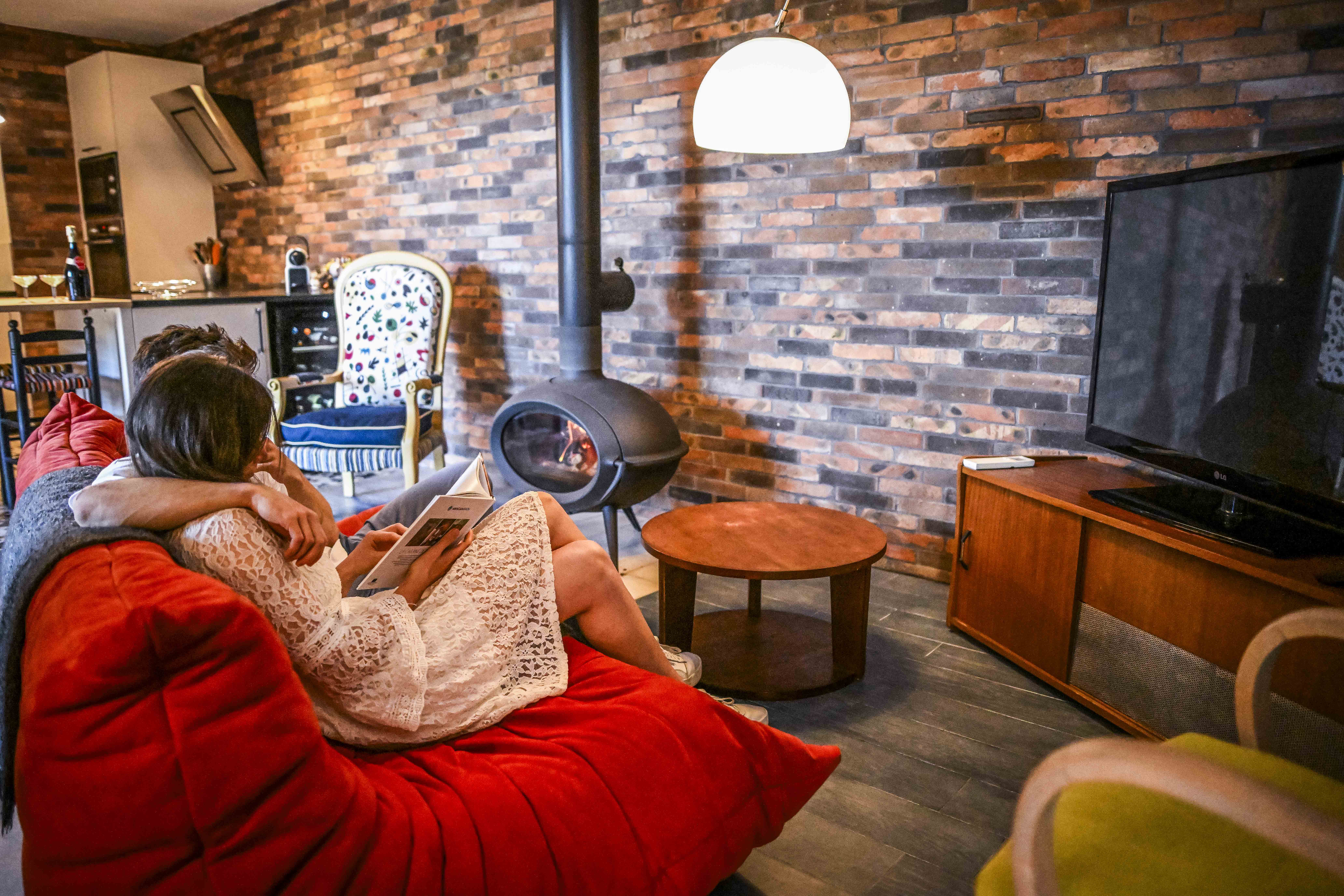 L'ASPHODELE la cabane chic — Séjour avec spa à 2 personnes dans le Gard à Alès — vue depuis la terrasse