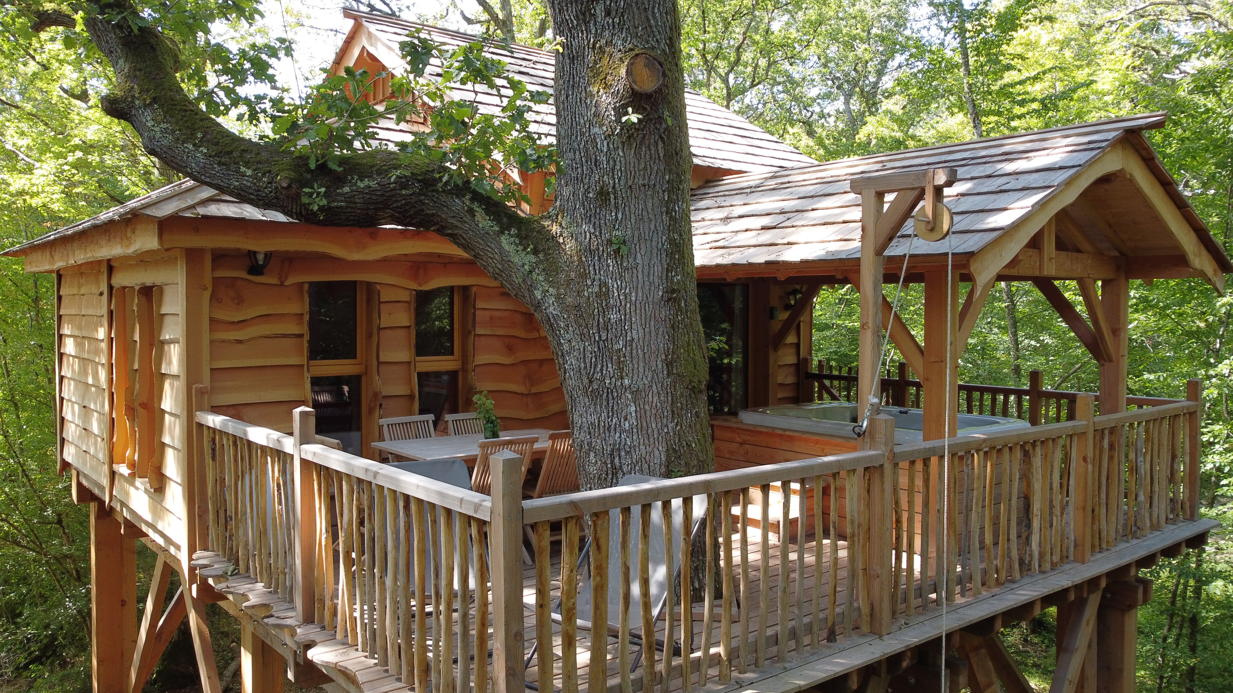 La Cabane aux Oiseaux & Spa : une expérience suspendue dans les arbres à La Bussière — environnement naturel