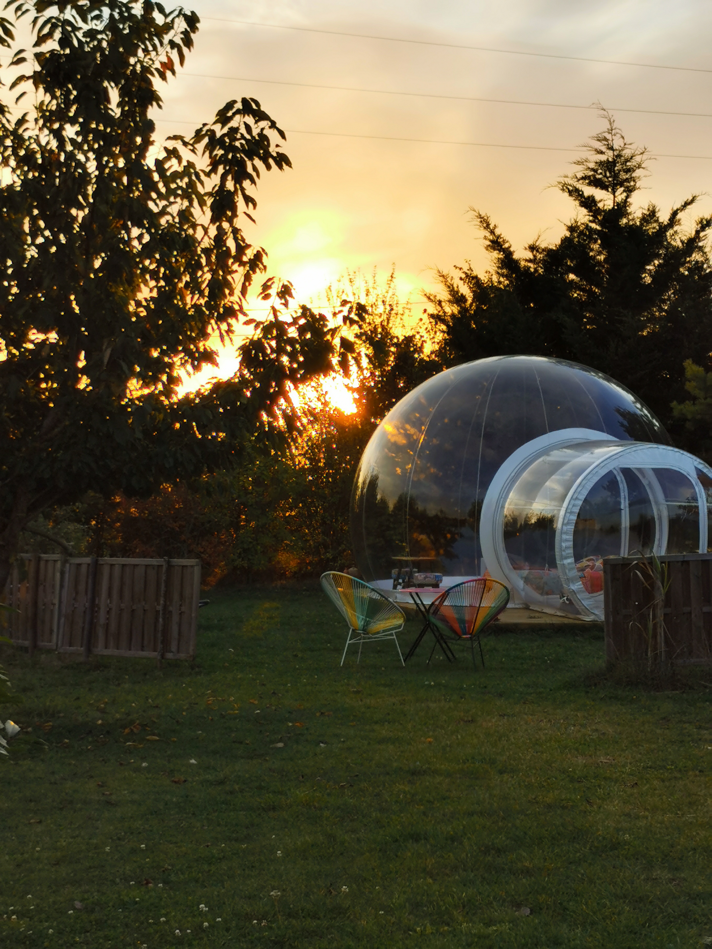 Vivez l'expérience unique de la Bulle Cristal en Île-de-France à Champmotteux — espace de vie