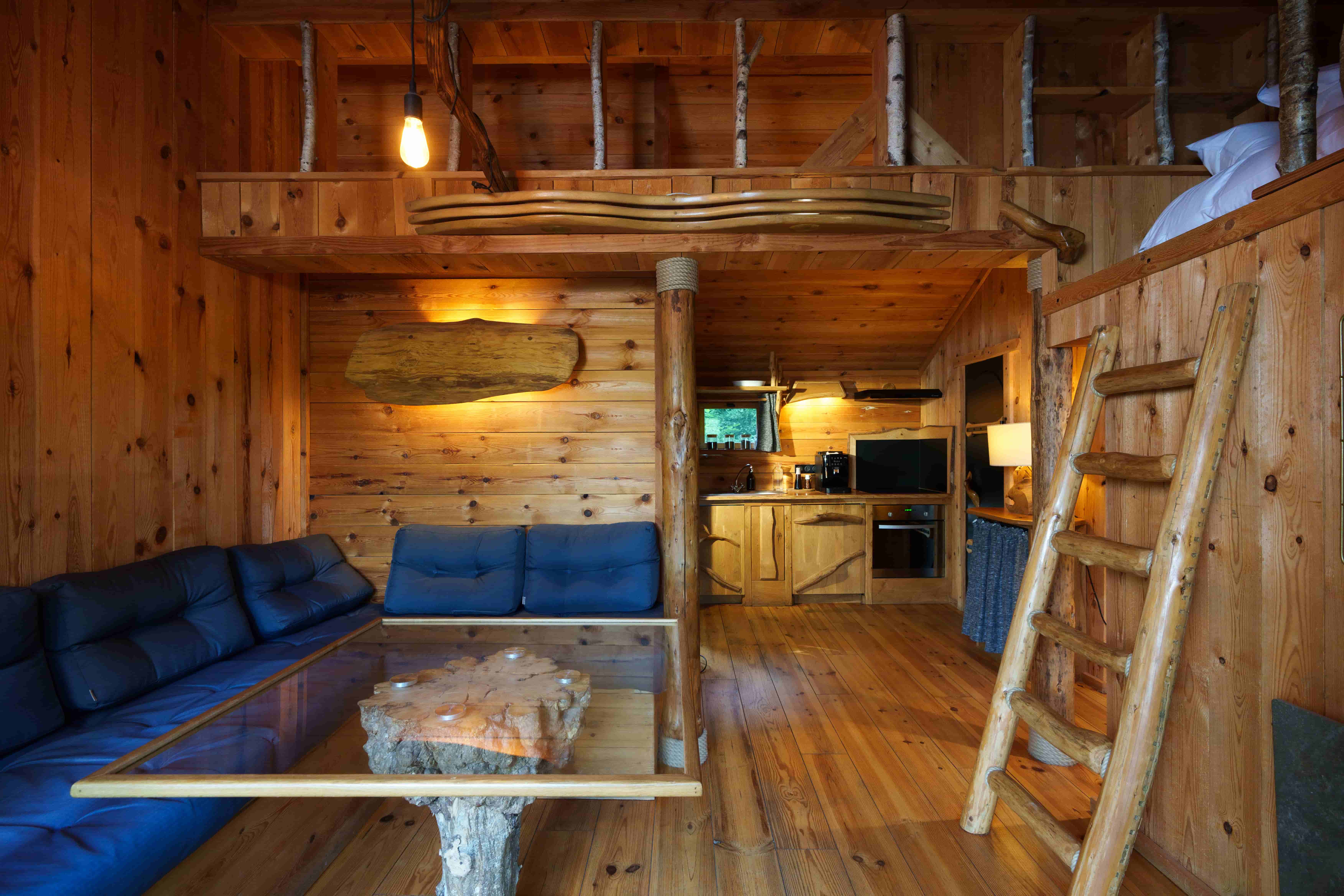 Cabane Spa Souffle d'Emeraude : une expérience unique en Picardie à St-Léger-Aux-Bois — chambre