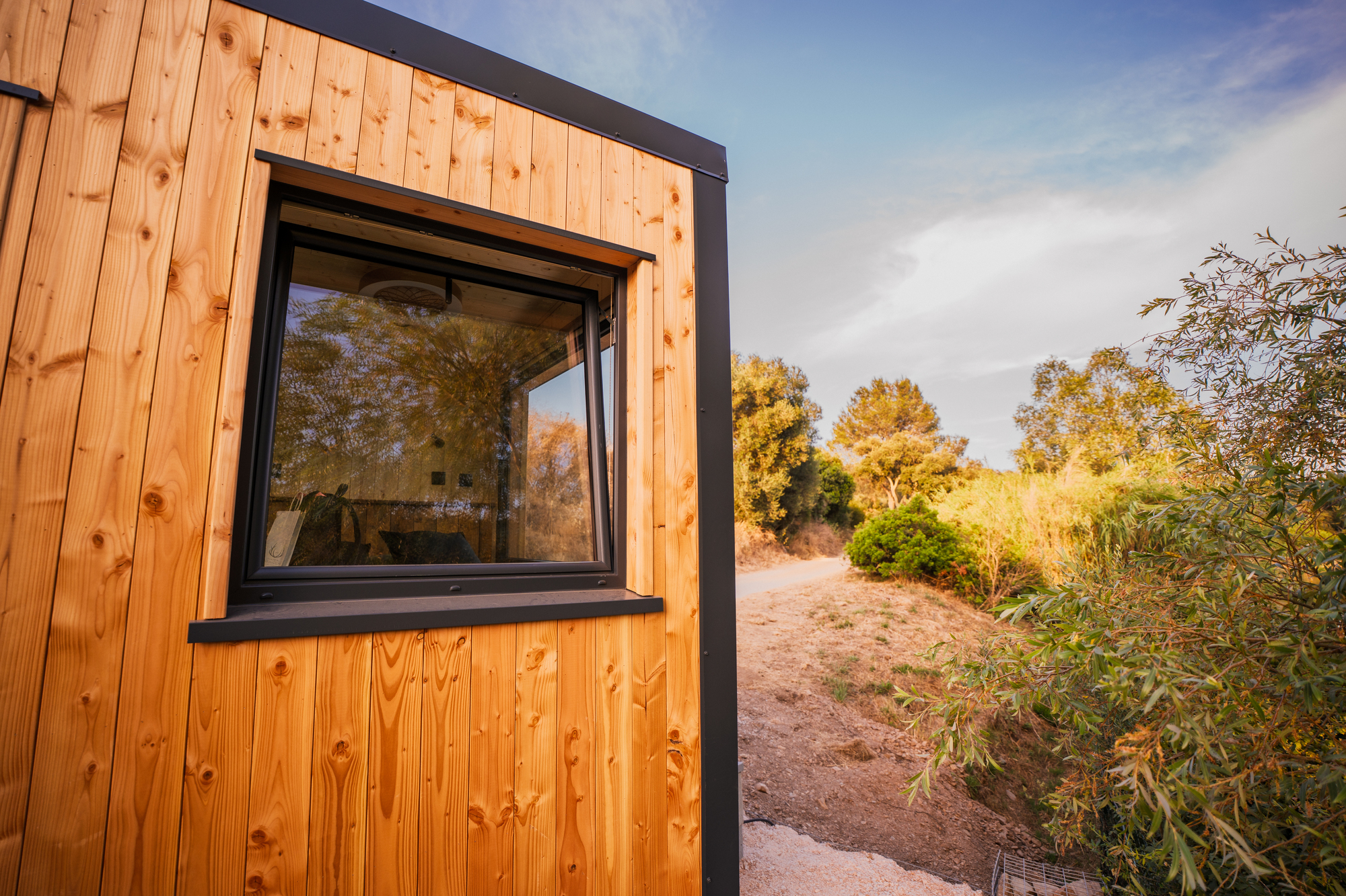 Coteaux du Castellas — Tiny House éco-chic à La Londe (Var) à La Londe-les-Maures — détail architectural