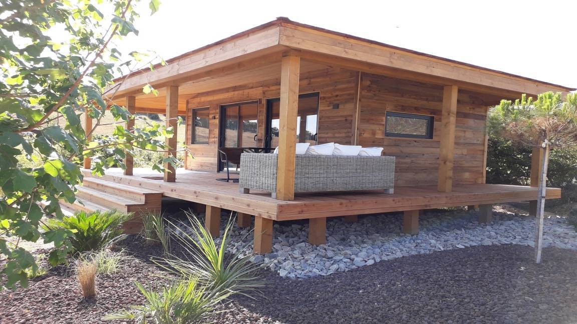 Cabane Spa des Baies Sauvages : une échappée en Languedoc-Roussillon à Villarzel Du Razès — détail architectural