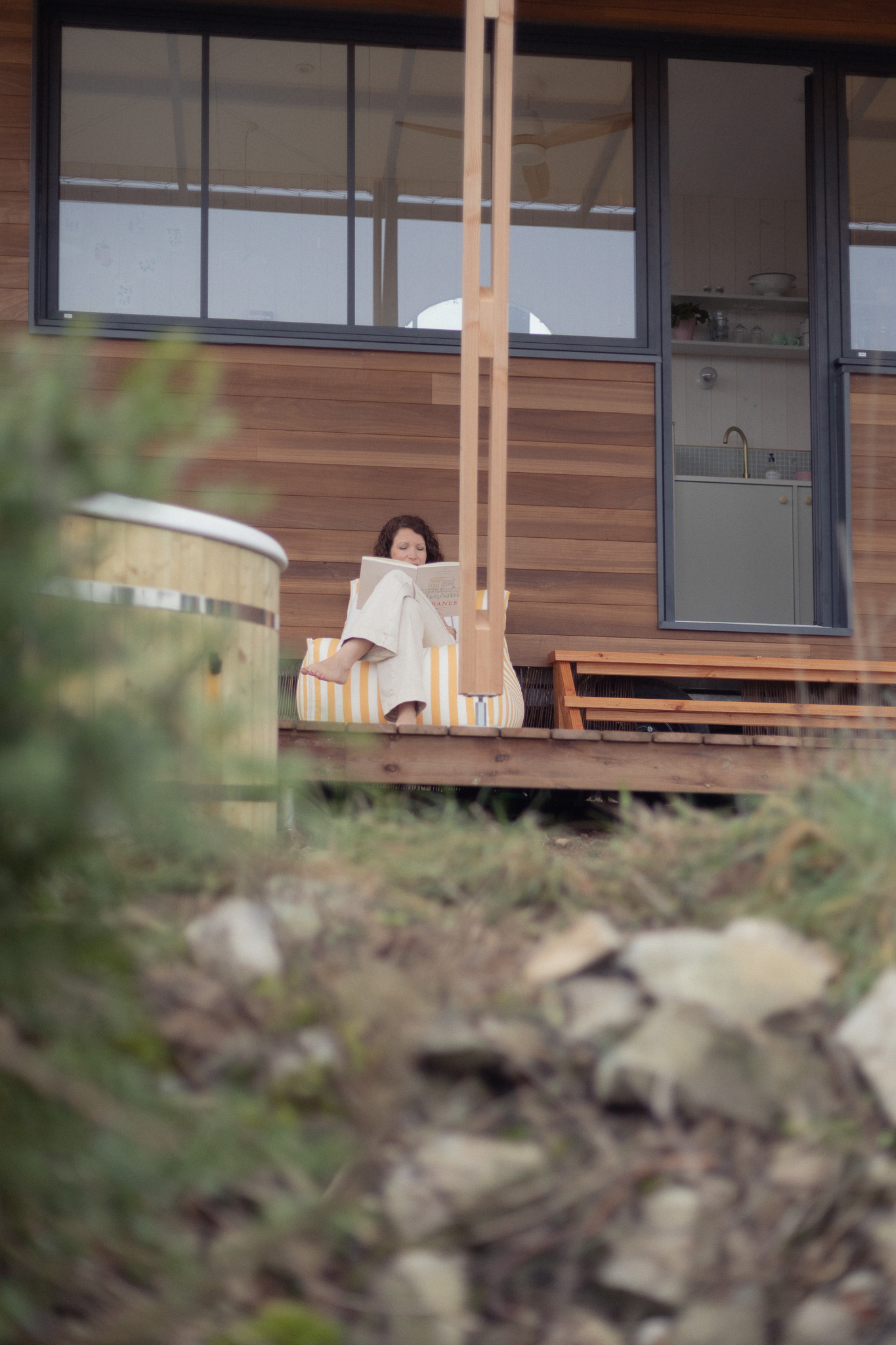 Pépiite Gorges de l'Ardèche — Tiny House avec spa privatif à Vallon-Pont-d'Arc — détail architectural