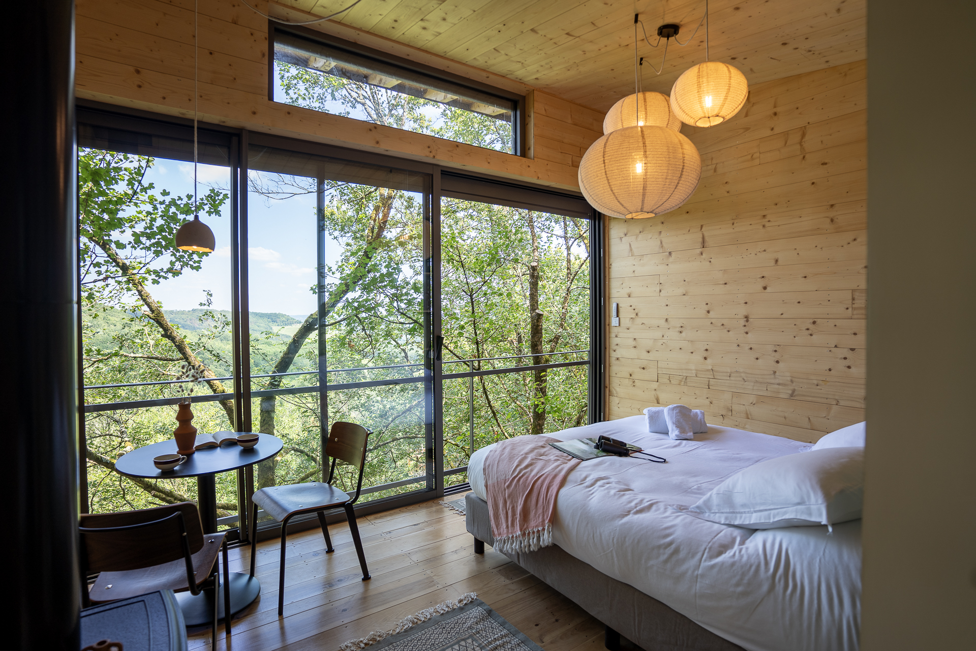 La Cabane le Carrelet 1 — Cabane dans les arbres avec Spa à Lot-et-Garonne