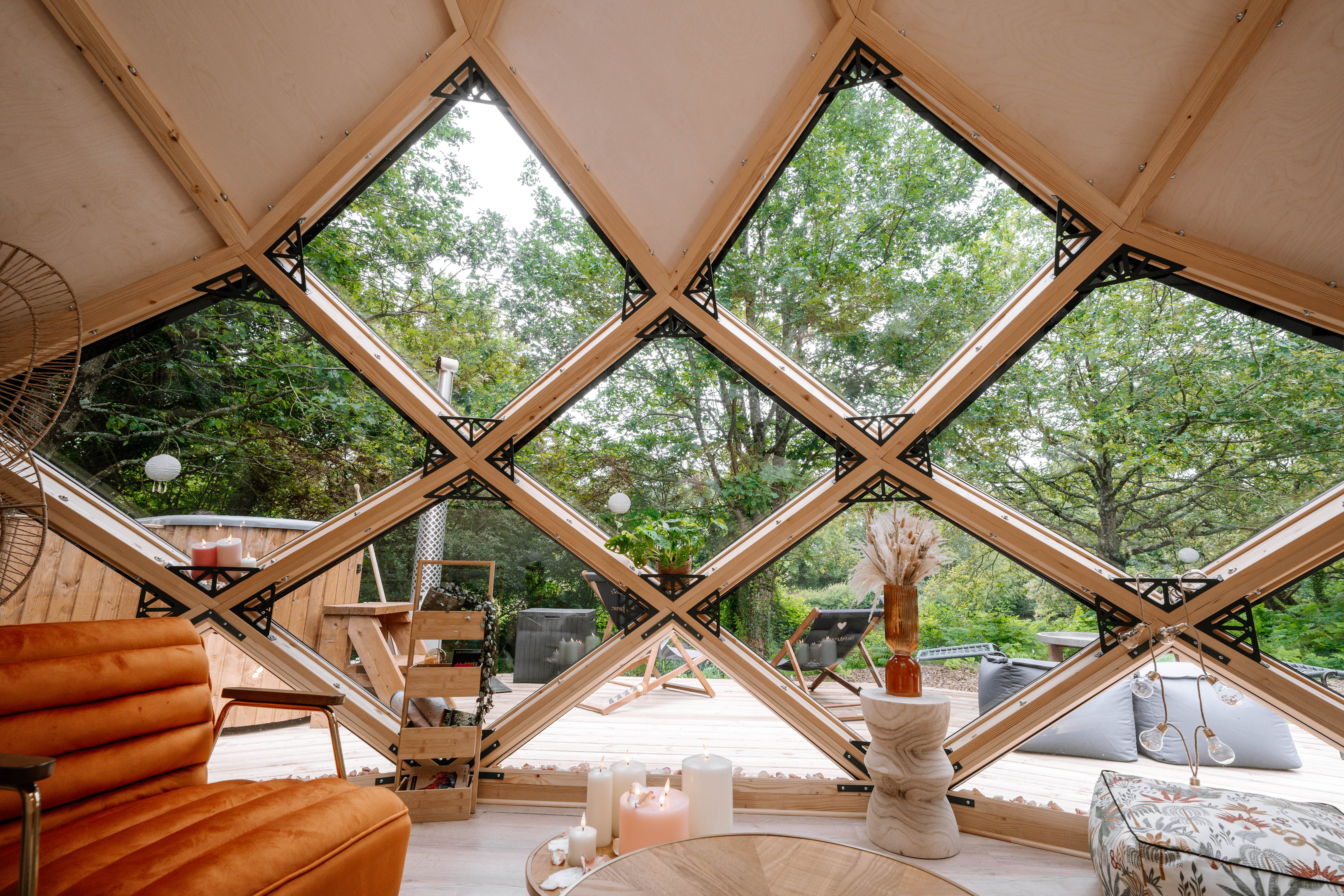 Le zome : Nuit sous les étoiles & spa privatif