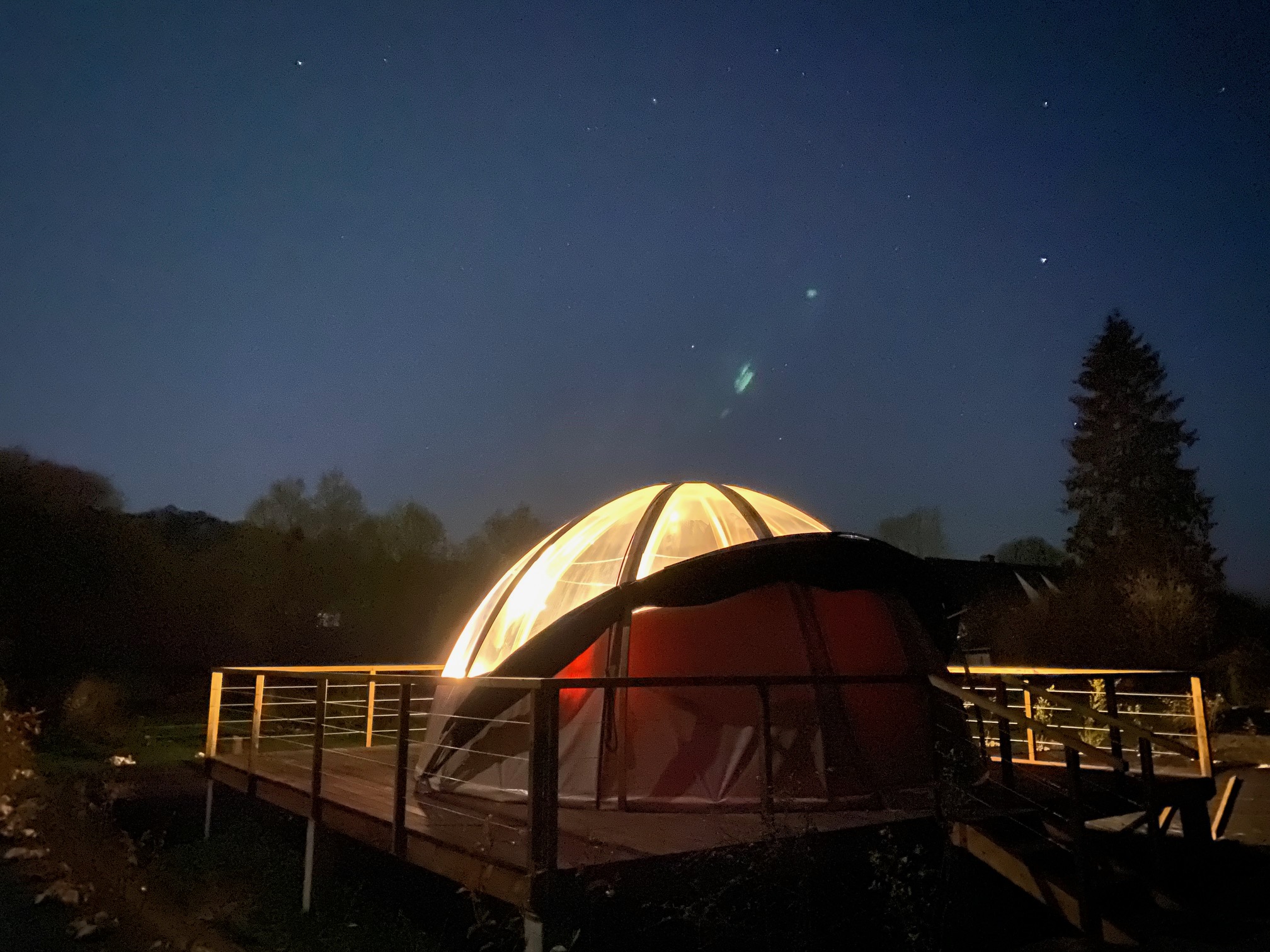 Le wigwam Bel'Etoile — Séjour romantique avec spa en Seine-Maritime à Rouen — détail architectural
