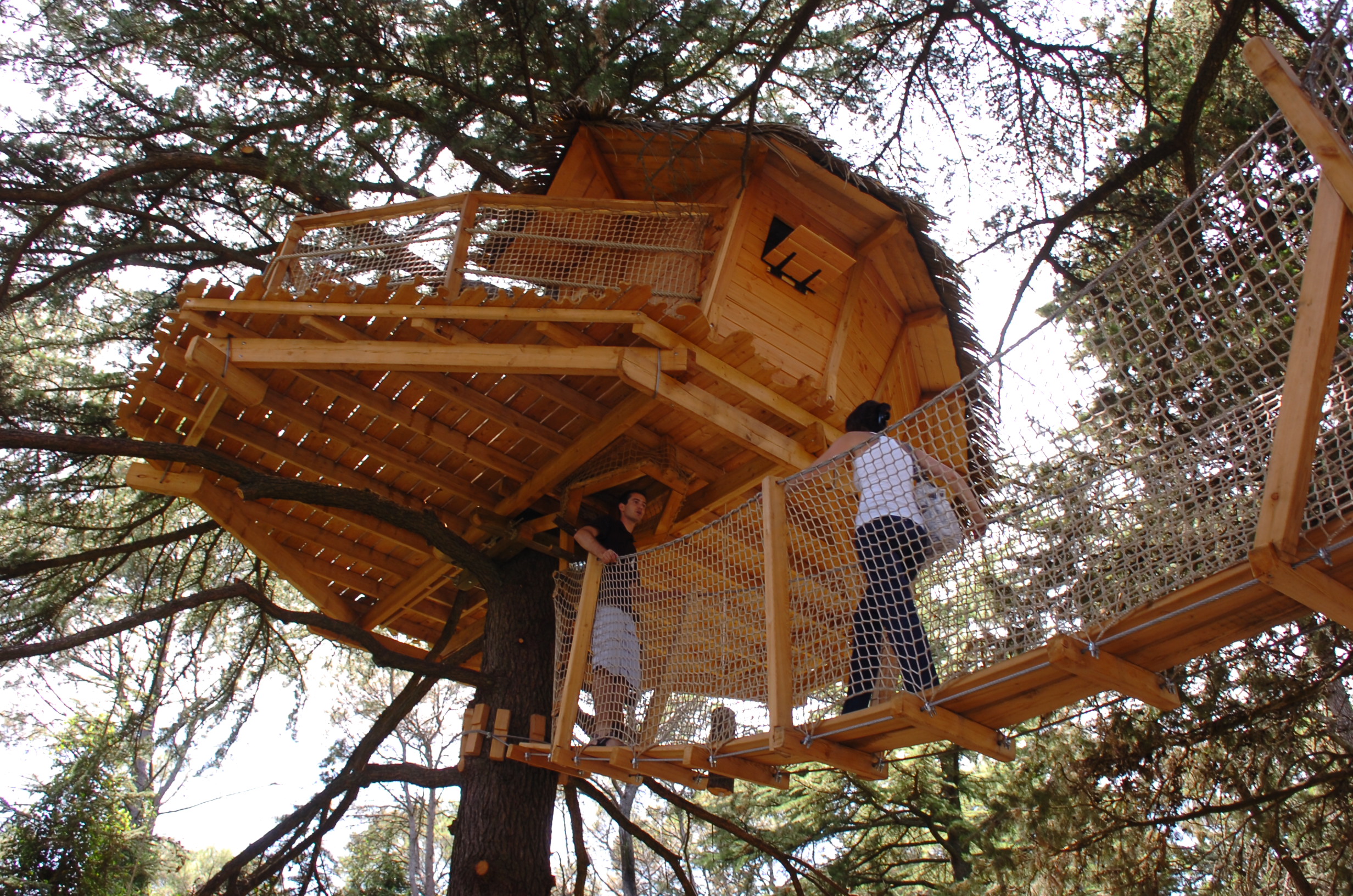 Grand Duc & Spa Privatif — Cabane dans les arbres à Hérault à Béziers — espace de vie