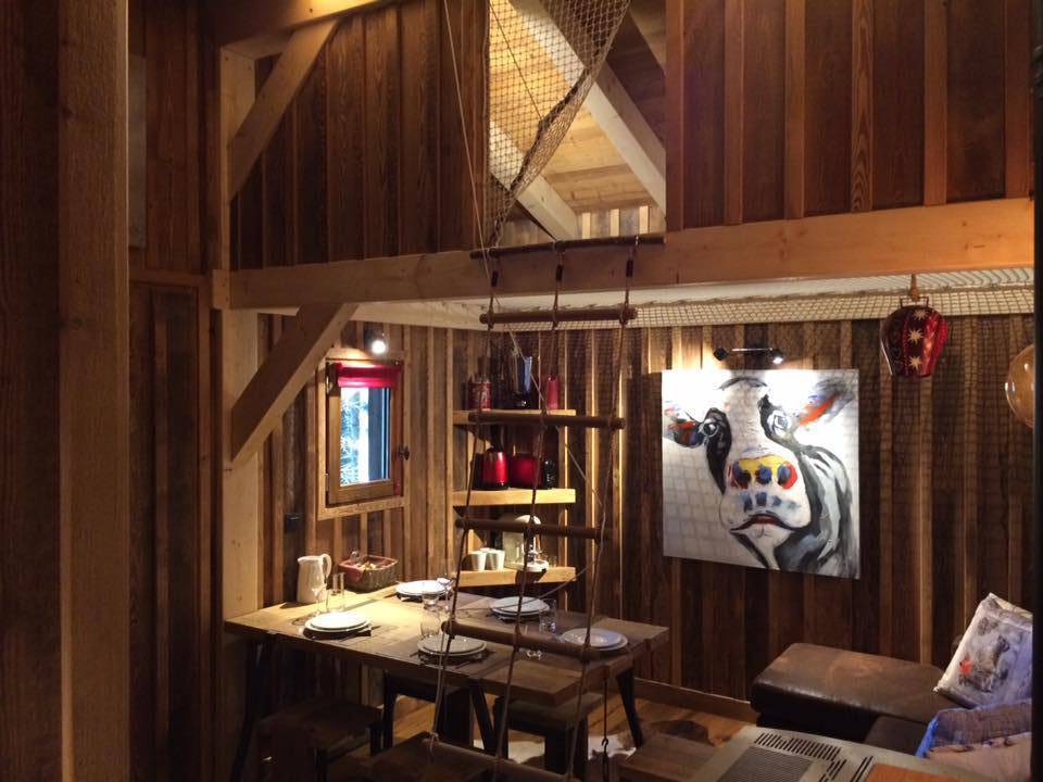 Cabane Spa du Ruisseau : une immersion dans les arbres en Rhône-Alpes à Saint Nicolas La Chapelle — salle de bain