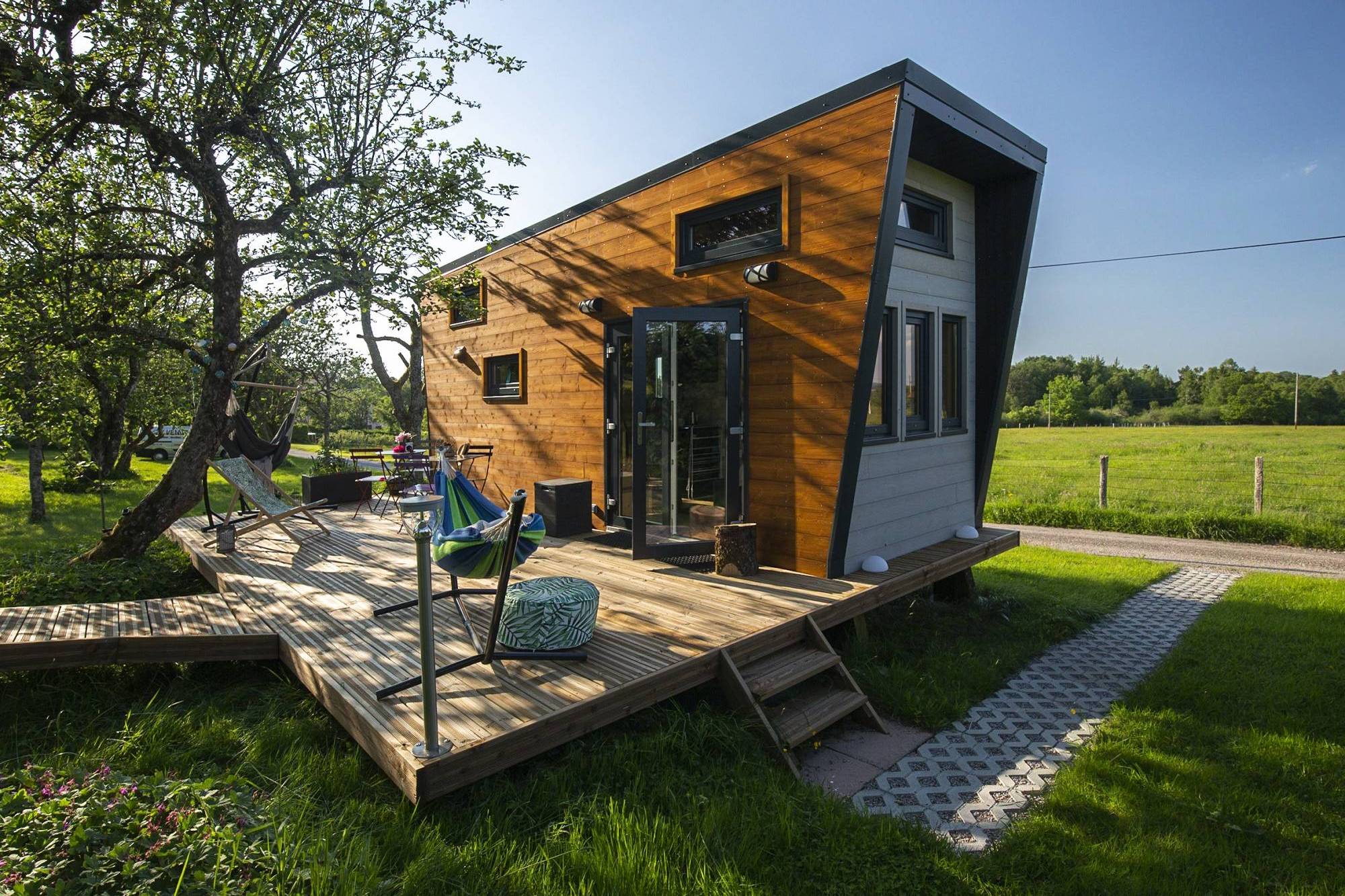 Tiny house Ô P'tit Nid Milie : une évasion sensorielle en Lorraine