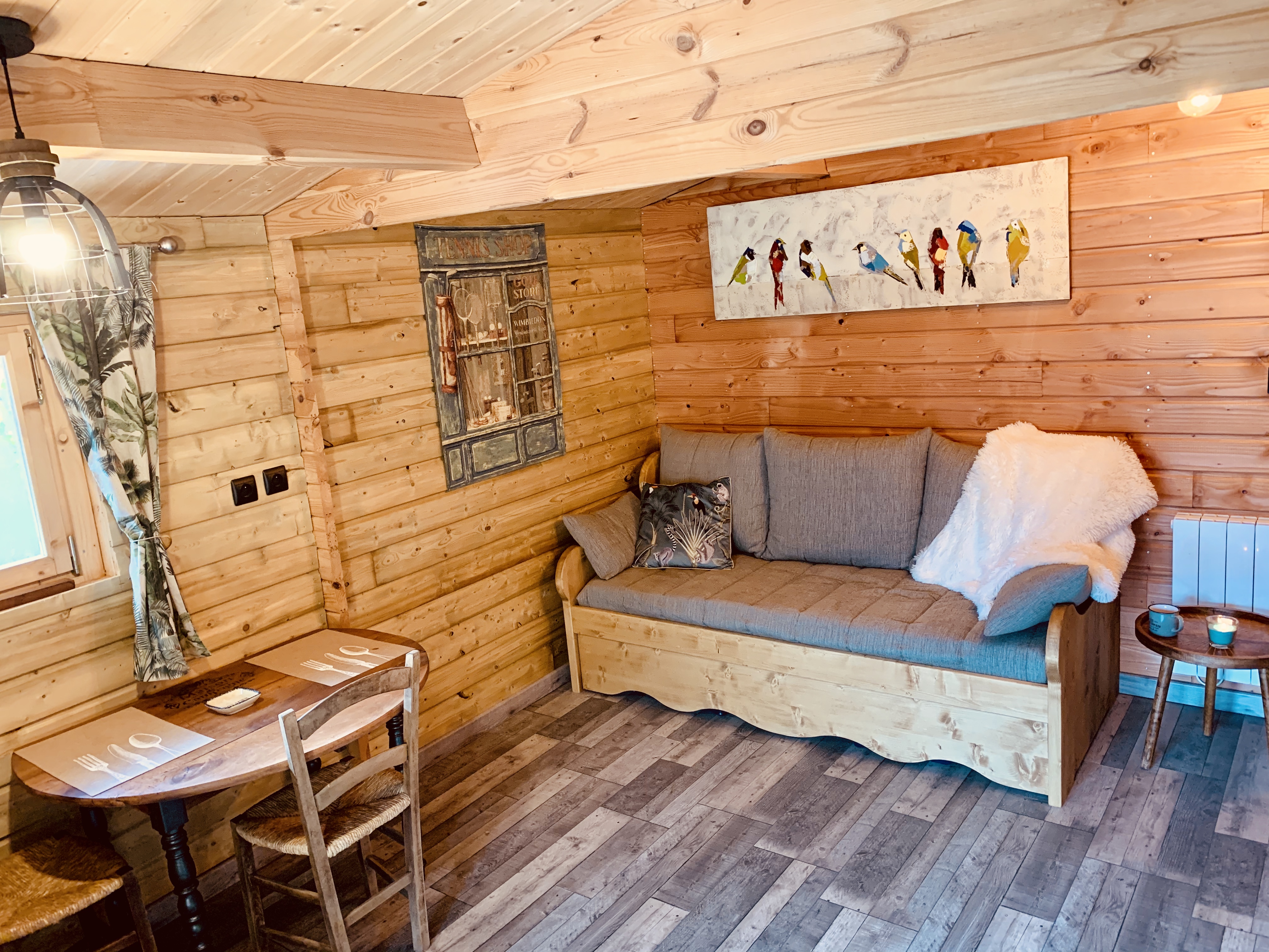 Chalet Charme et Spa — Séjour romantique en Eure à Jouy-sur-Eure — chambre