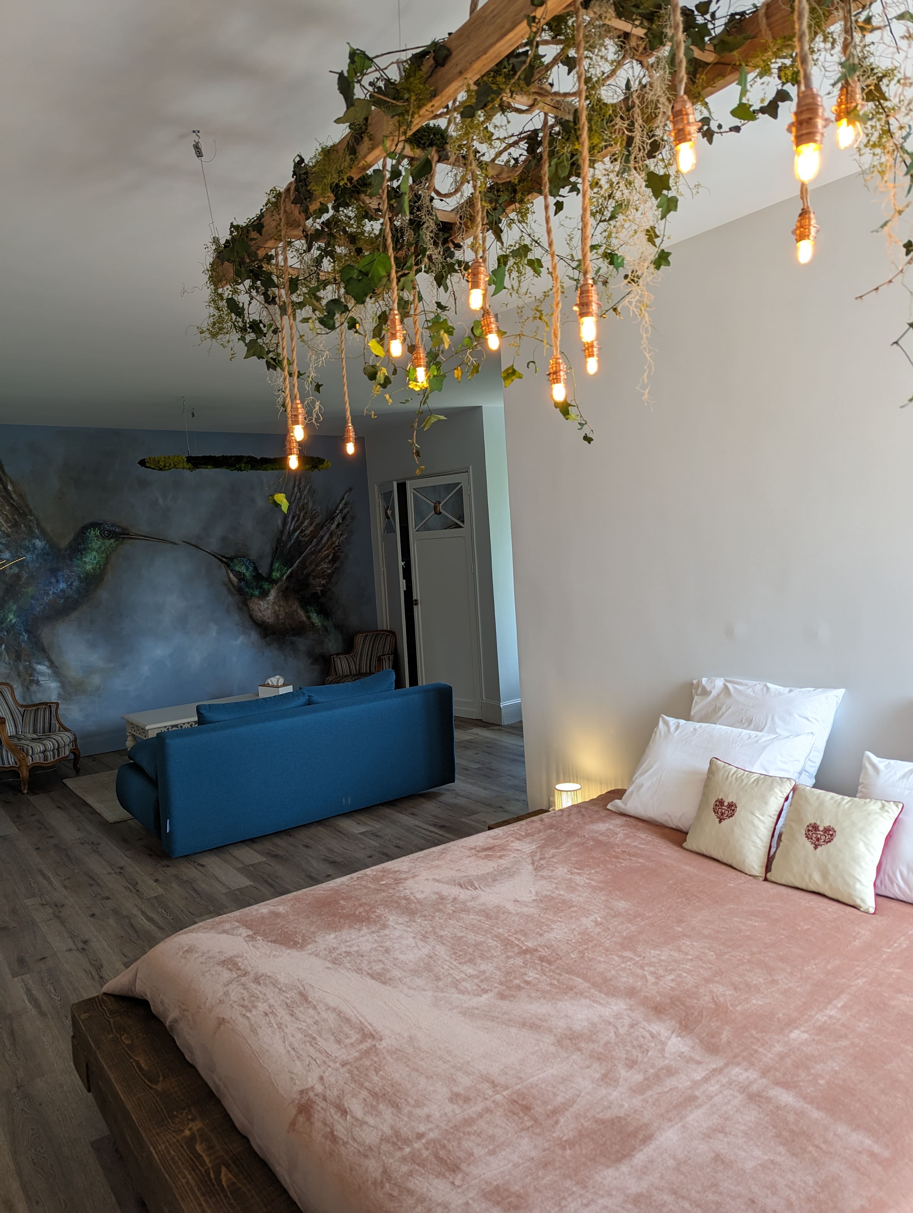 Chambre "Rêve de Colibri" — Séjour romantique avec spa à Puy-de-Dôme à Orcines — chambre