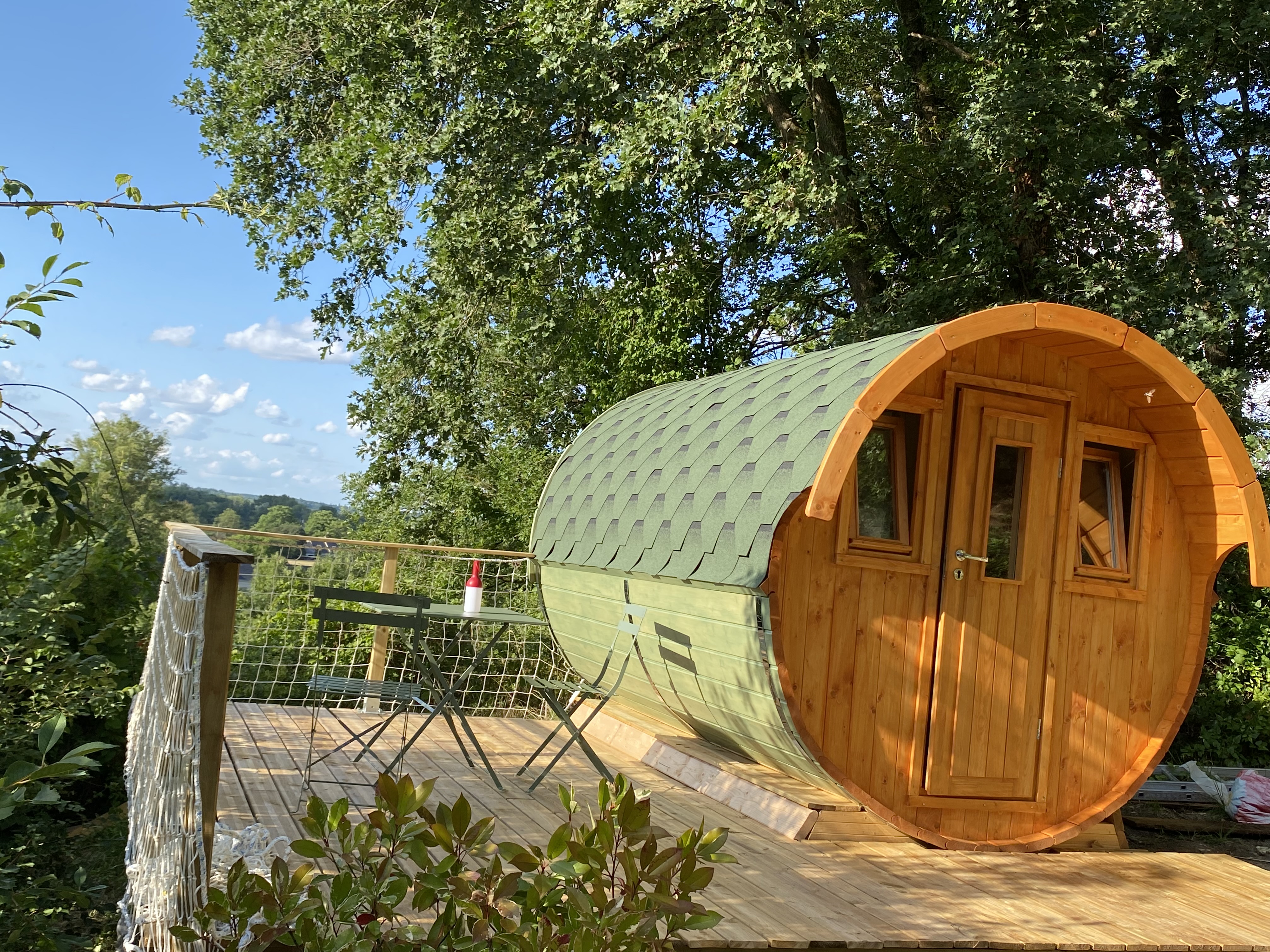 Le Tipidylle : un tipi enchanteur au cœur de la nature à Savonnières — détail architectural