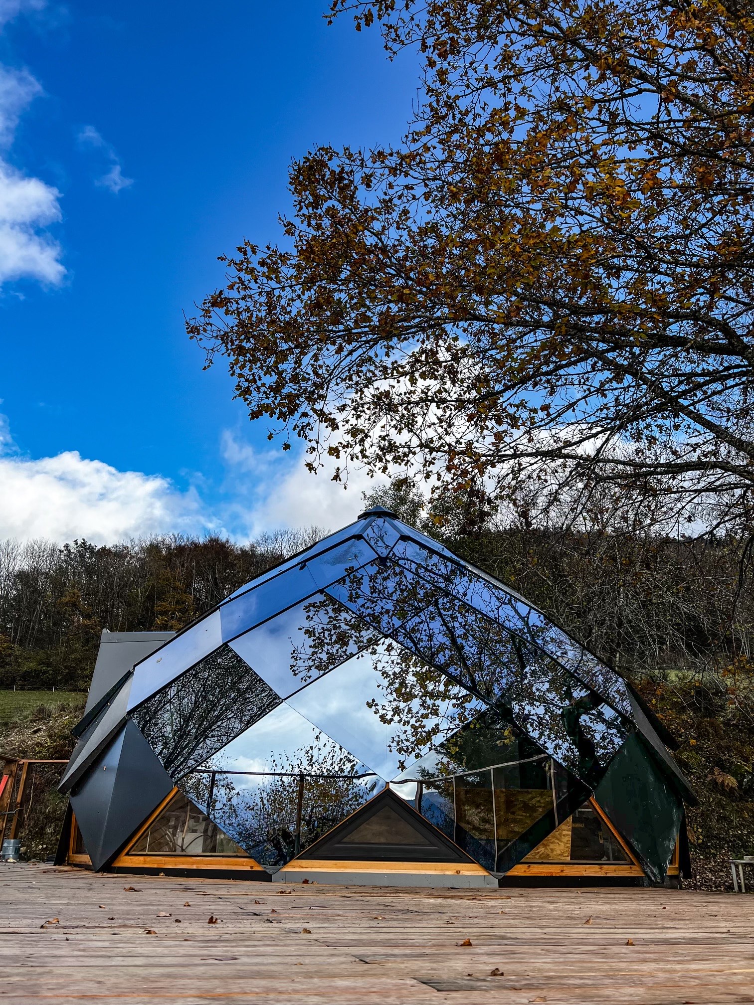 Zome jacuzzi et sauna privatif