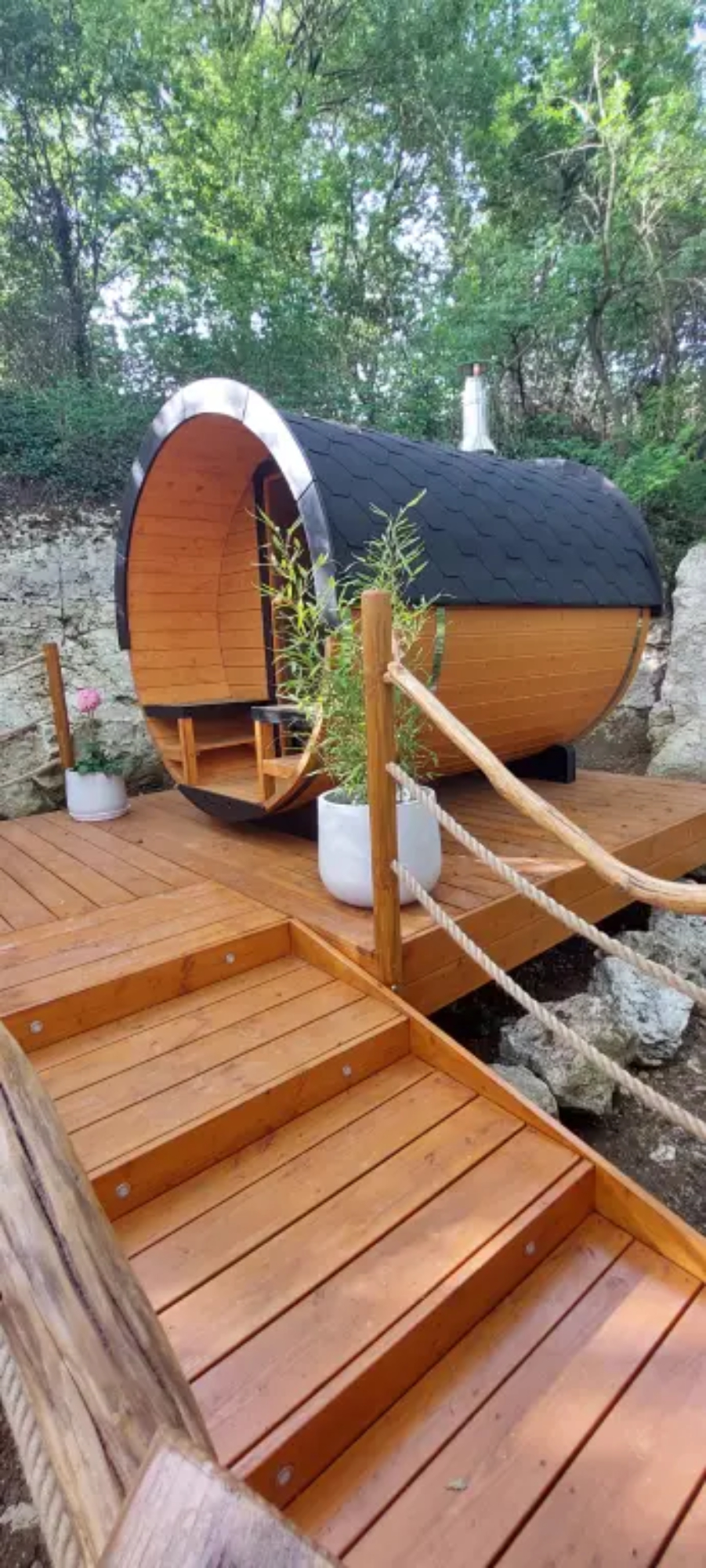 Cabane perchée GAIA — Nuit avec spa à Sarrant (Gers) à Sarrant — cuisine
