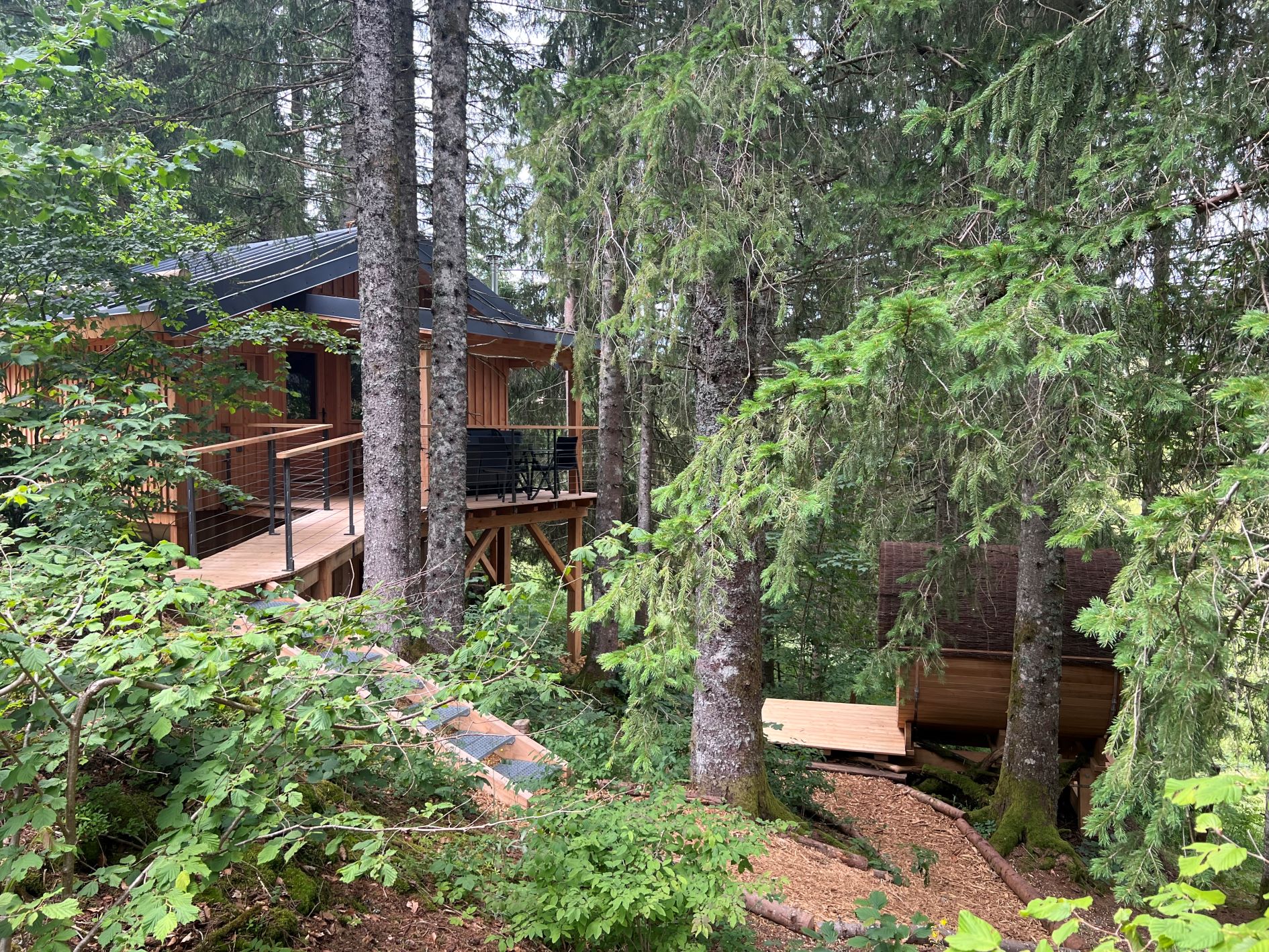 Cabane La Bois du Four : une évasion sensorielle en Franche-Comté à Petite Chaux — espace de vie