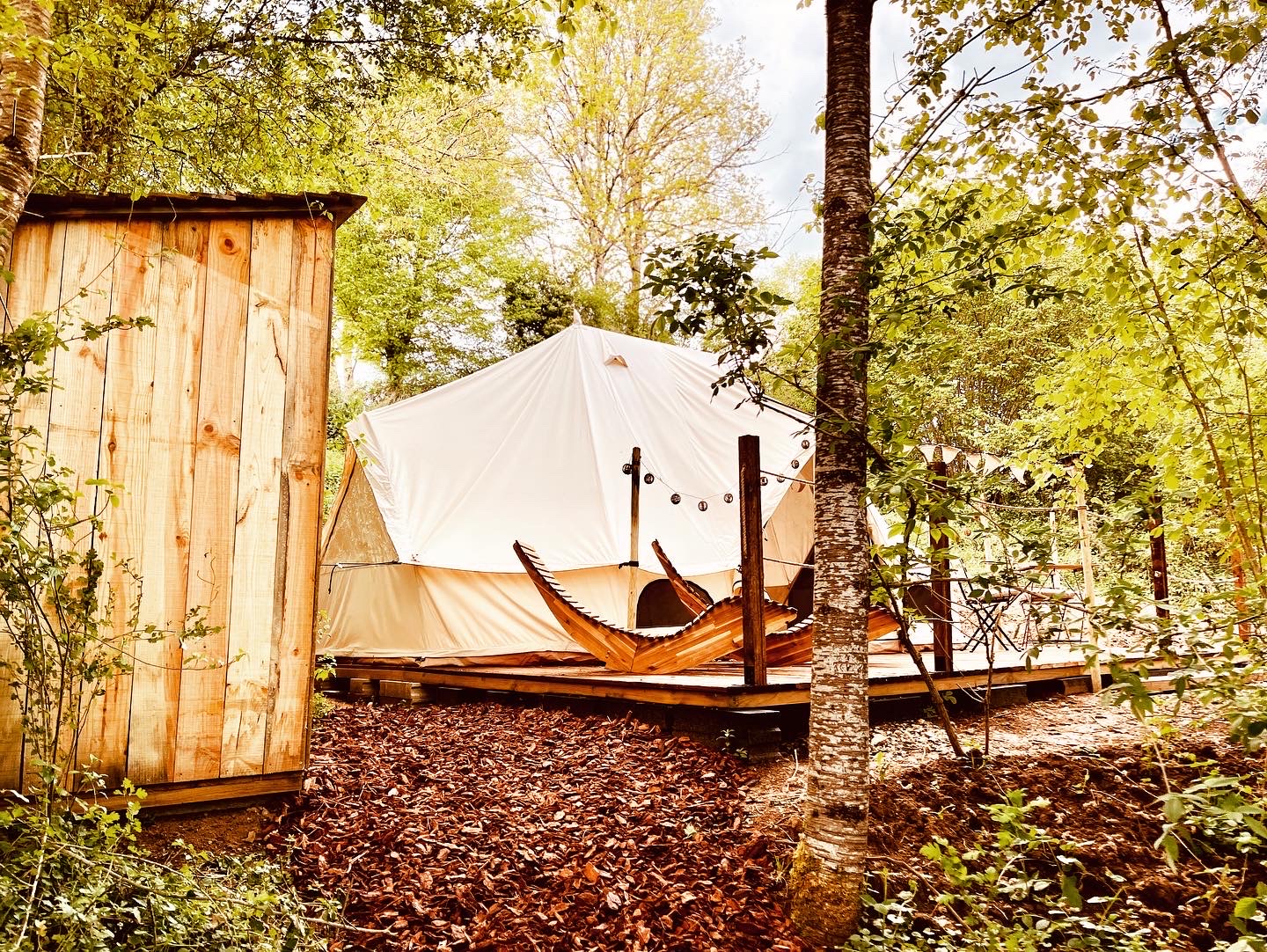 Tente Inuit & SPA — Nuit cocooning avec spa à Côte-d'Or à Dijon — salle de bain