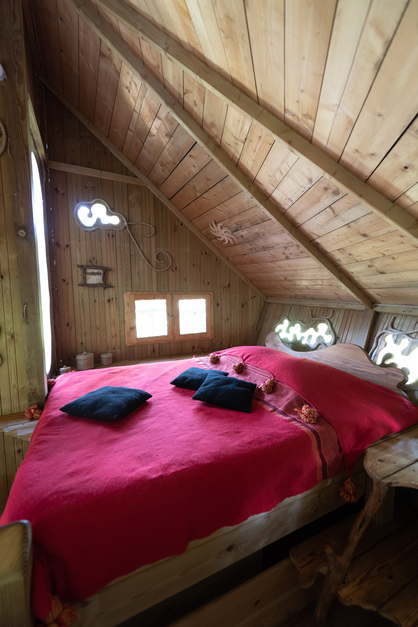 Cabane Ecureuil : une immersion dans les arbres en Rhône-Alpes à Saint-Julien-Labrousse — environnement naturel