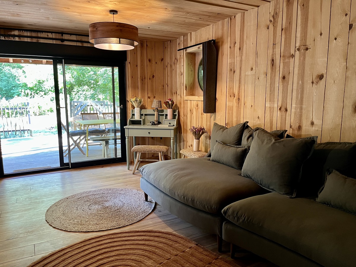 Cabane Spa Le Refuge : une immersion en Picardie à St-Léger-Aux-Bois — salle de bain
