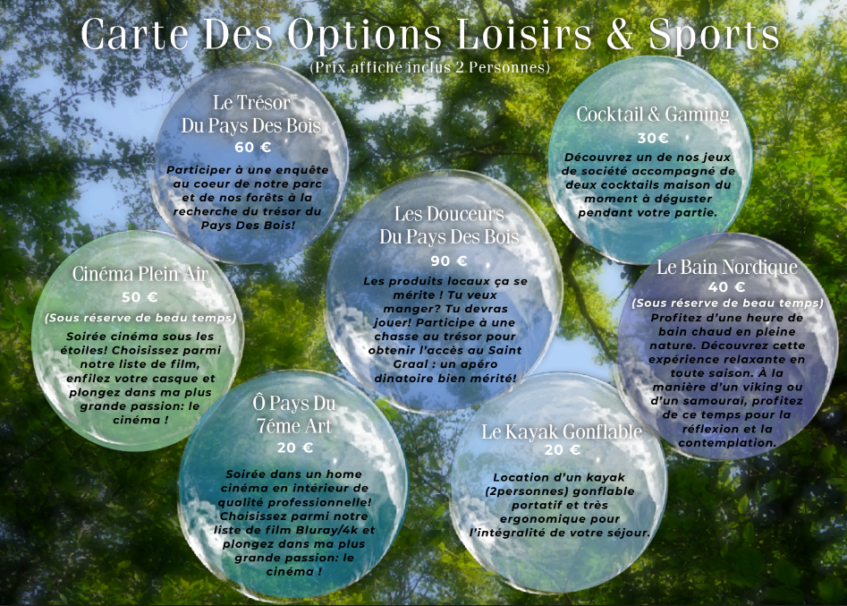 Bulle au cœur des bois - Royaume des Textures