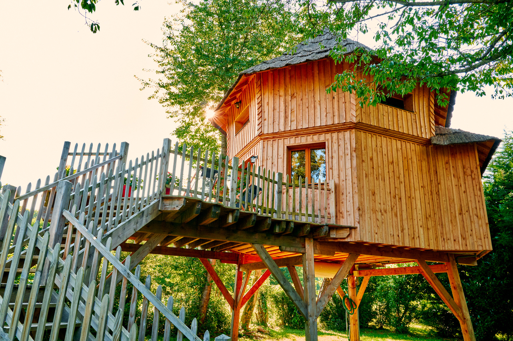 L'Observatoire & Spa : une cabane sur pilotis en Picardie — Cabane à Roy-Boissy