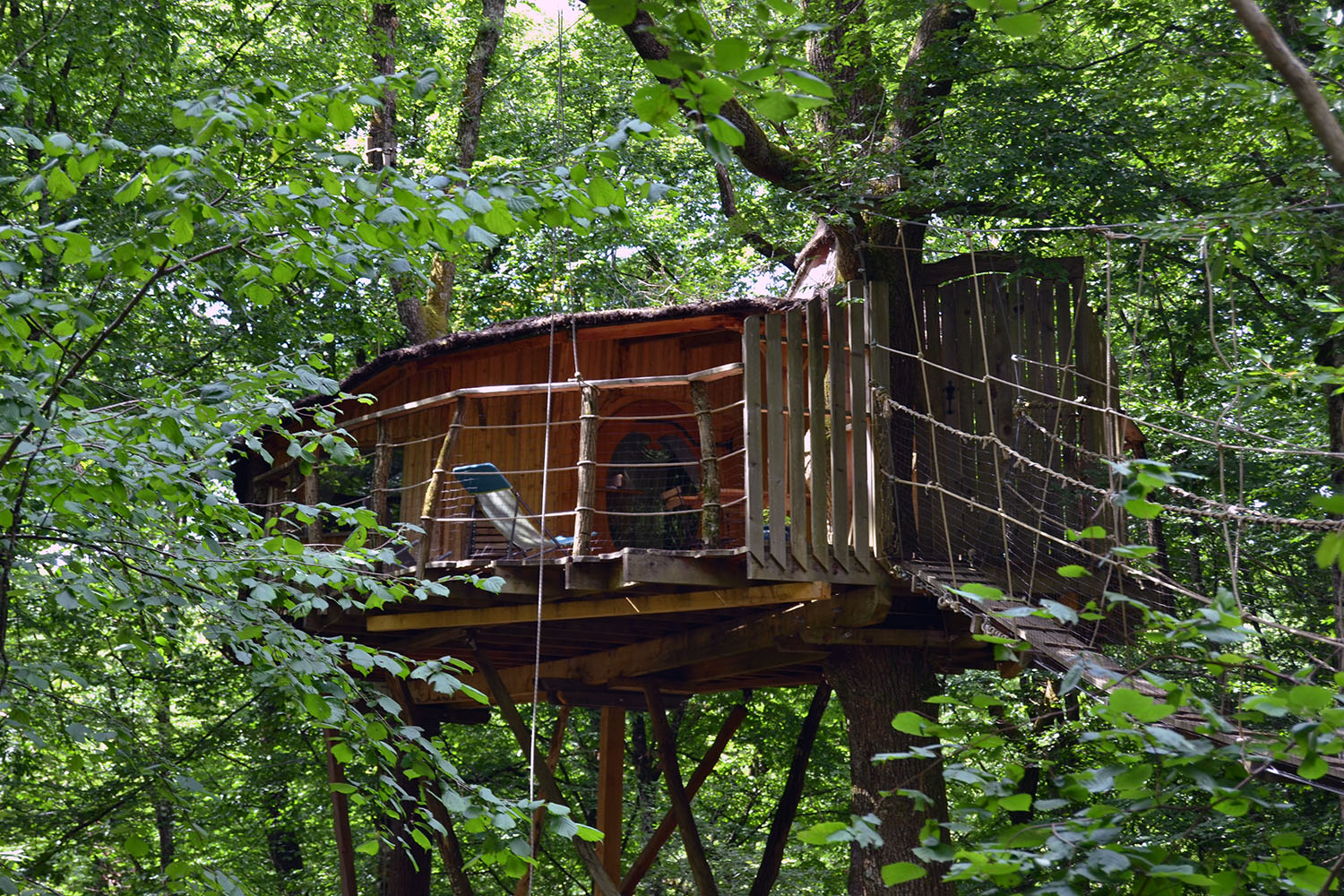 Cabane Tad Goz : une immersion dans les arbres de Franche-Comté