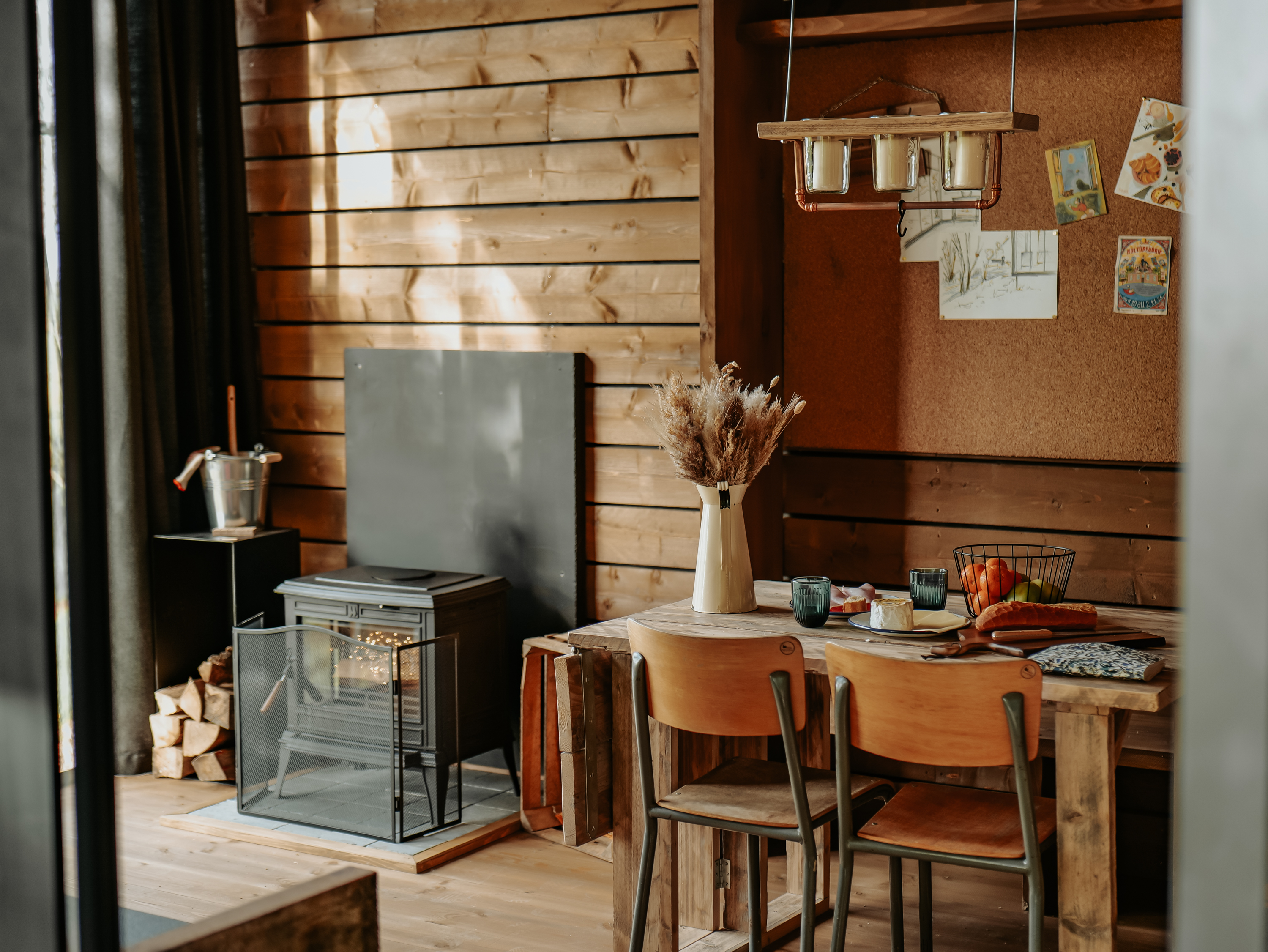 Nutchel Cabane Cosy — Cabane avec spa à 4 personnes en Aube à Bar-sur-Aube — chambre