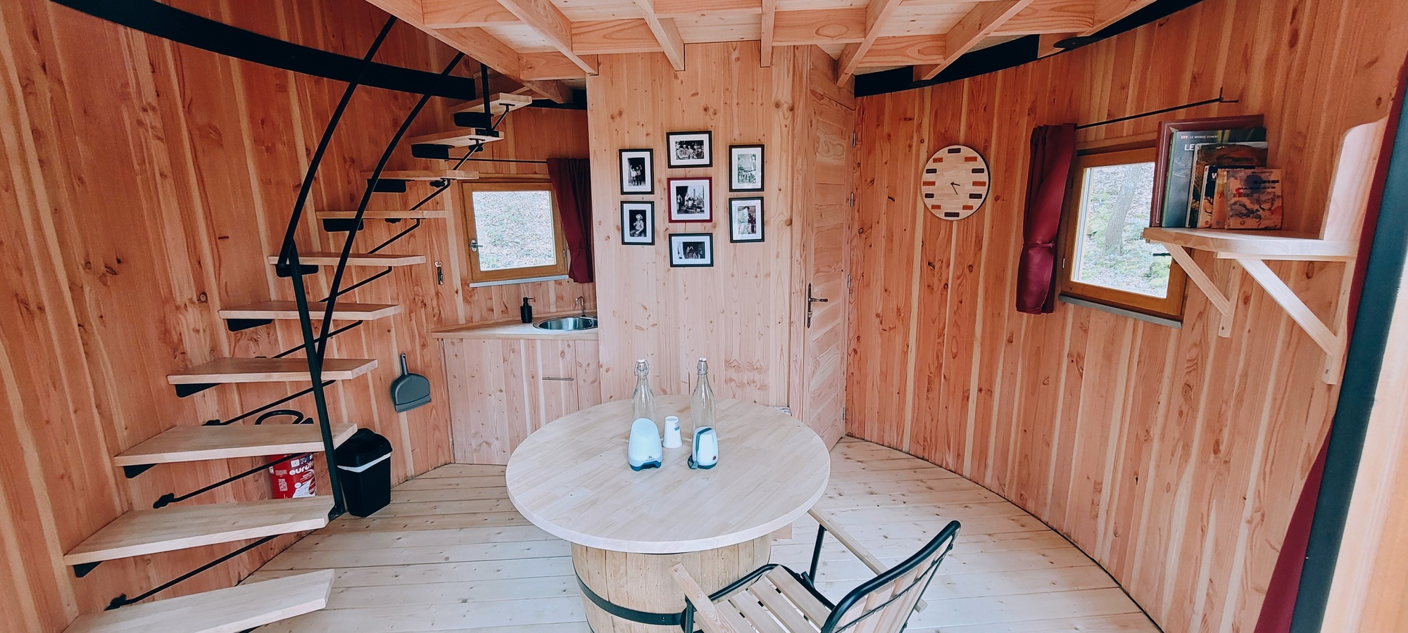 Cabane Le To-no : une évasion en pleine nature à Quincié En Beaujolais — cuisine