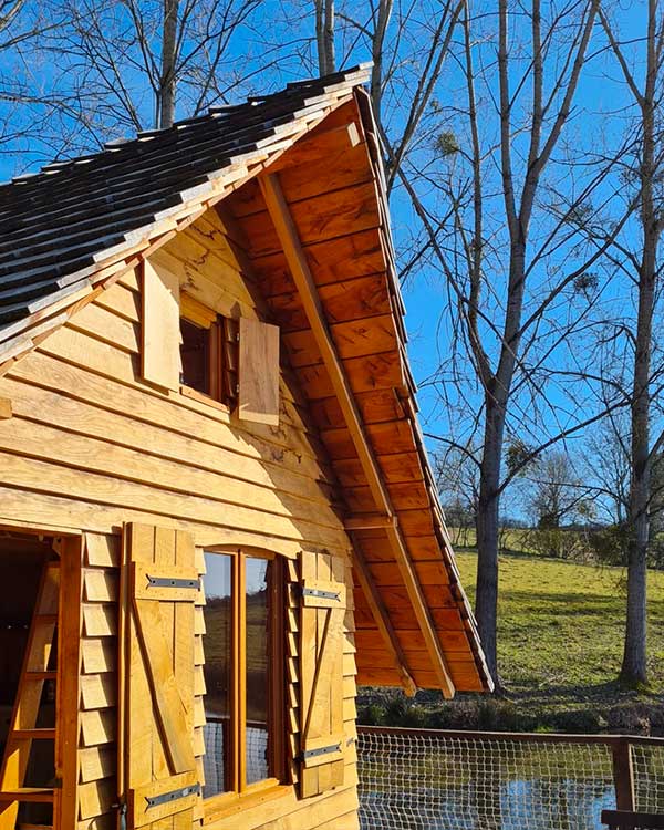 Cabane du Beau-Regard : une immersion au cœur de la nature en Bourgogne à Saint-Didier-Sur-Arroux — chambre