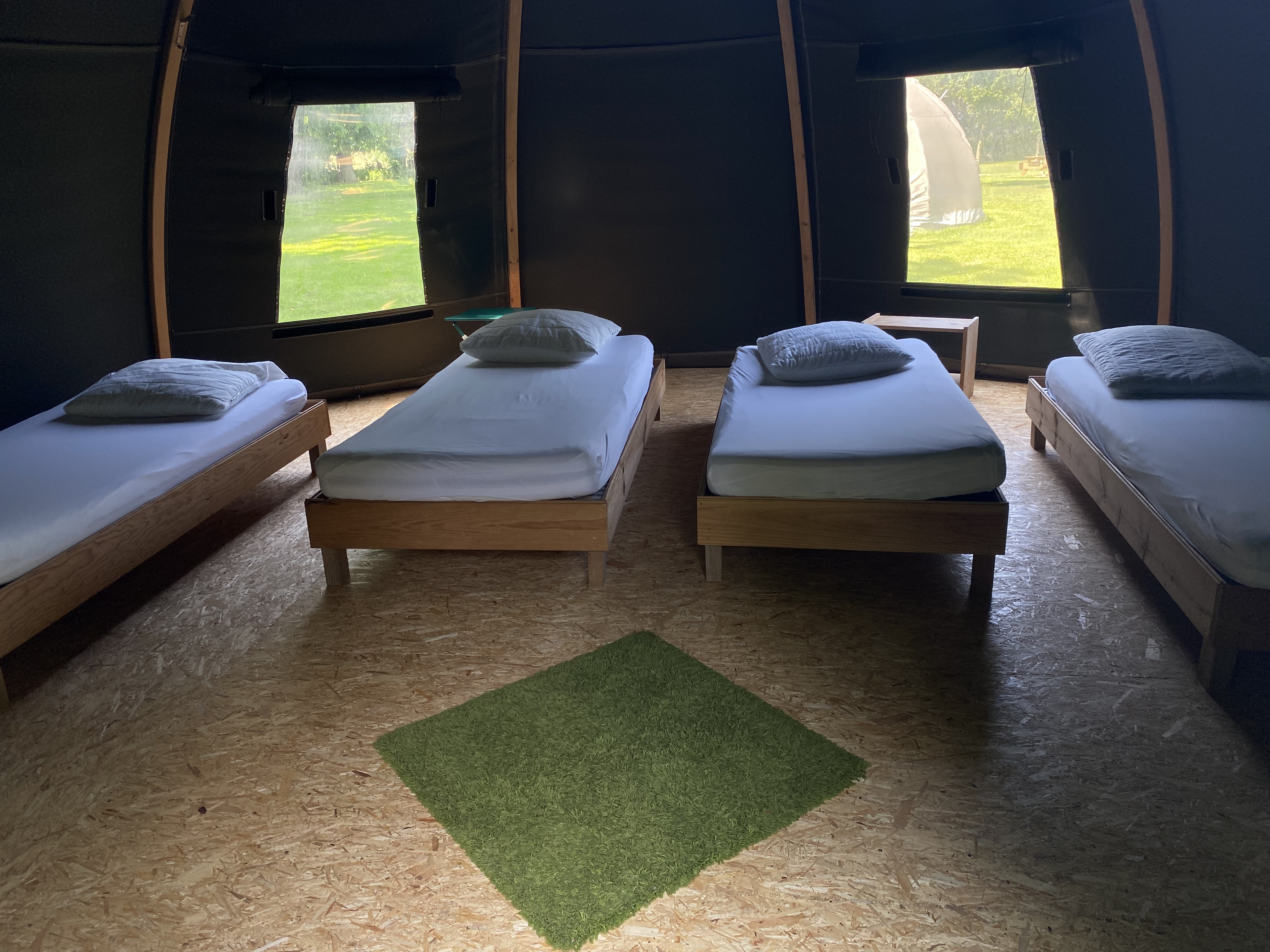 Dôme -Etetat Aventure — Nuit atypique avec spa à Etretat (Seine-Maritime) à Étretat — espace de vie