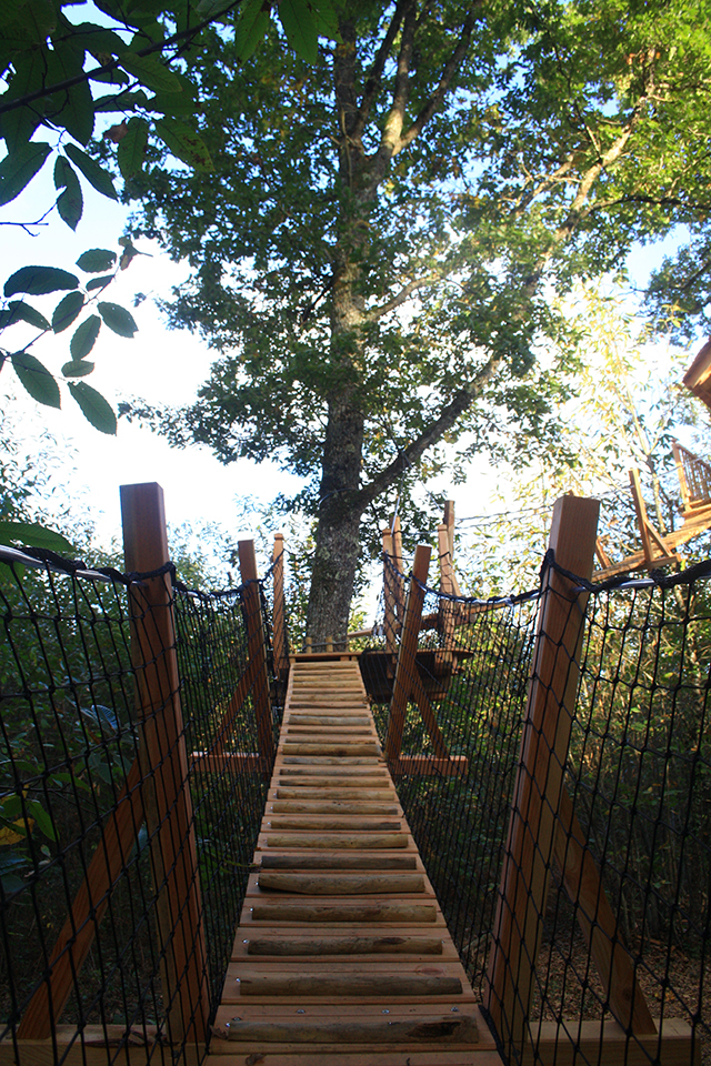 Cabane du Funambule — Nuit perchée à 8m en Dordogne à Bergerac — chambre