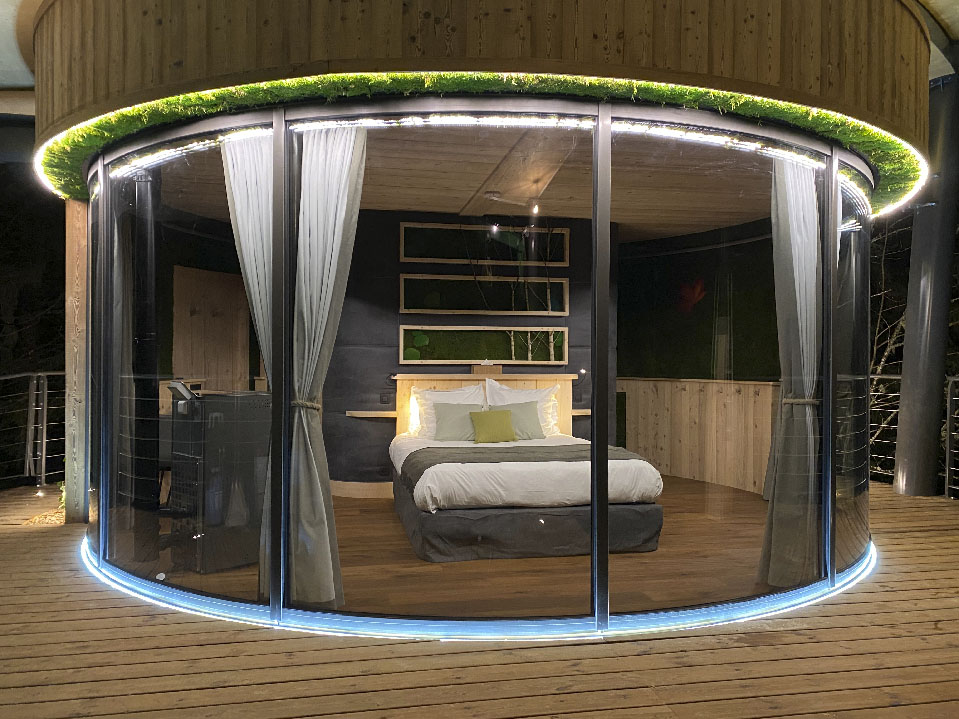 Cabane Feuille & Spa : une immersion dans les arbres