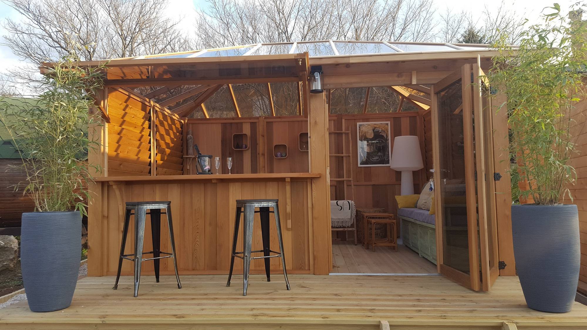 Tente Lodge Spa La Pinède : un safari en pleine nature à Trets — salle de bain
