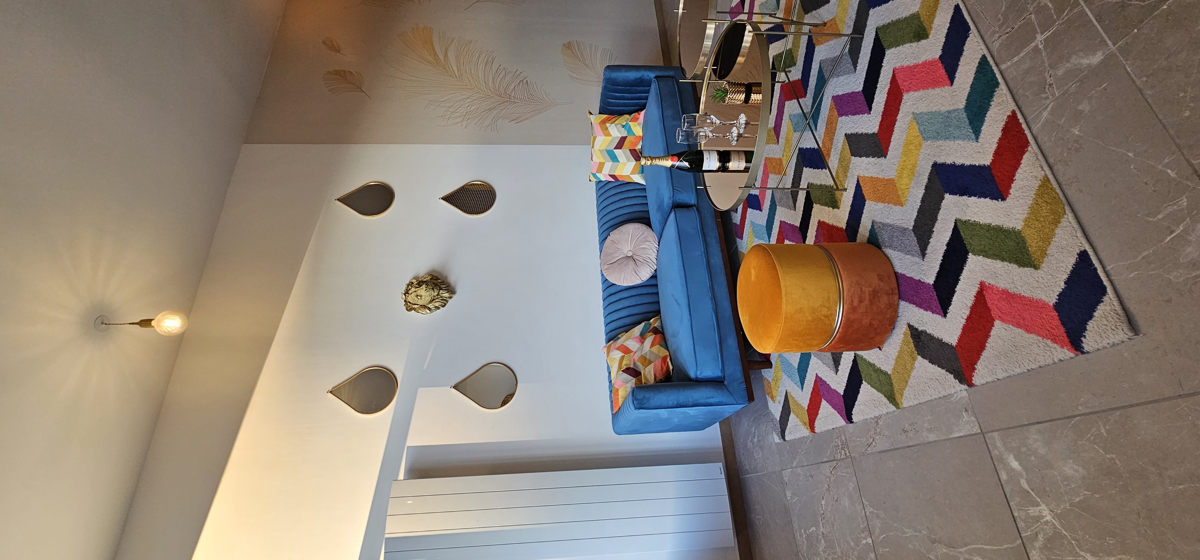 Loft le Chic & Spa — Nuit romantique avec jacuzzi à Saint-Valery-en-Caux à Saint-Valery-en-Caux — chambre
