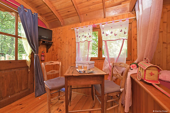 L'cahute — Roulotte avec spa à La Verdine, Aisne à Laon — salle de bain