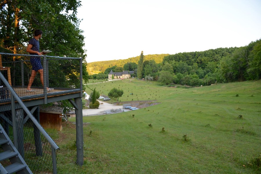 Tiny House la Pradela — Nuit avec Spa privé en Dordogne à Alles-sur-Dordogne — cuisine