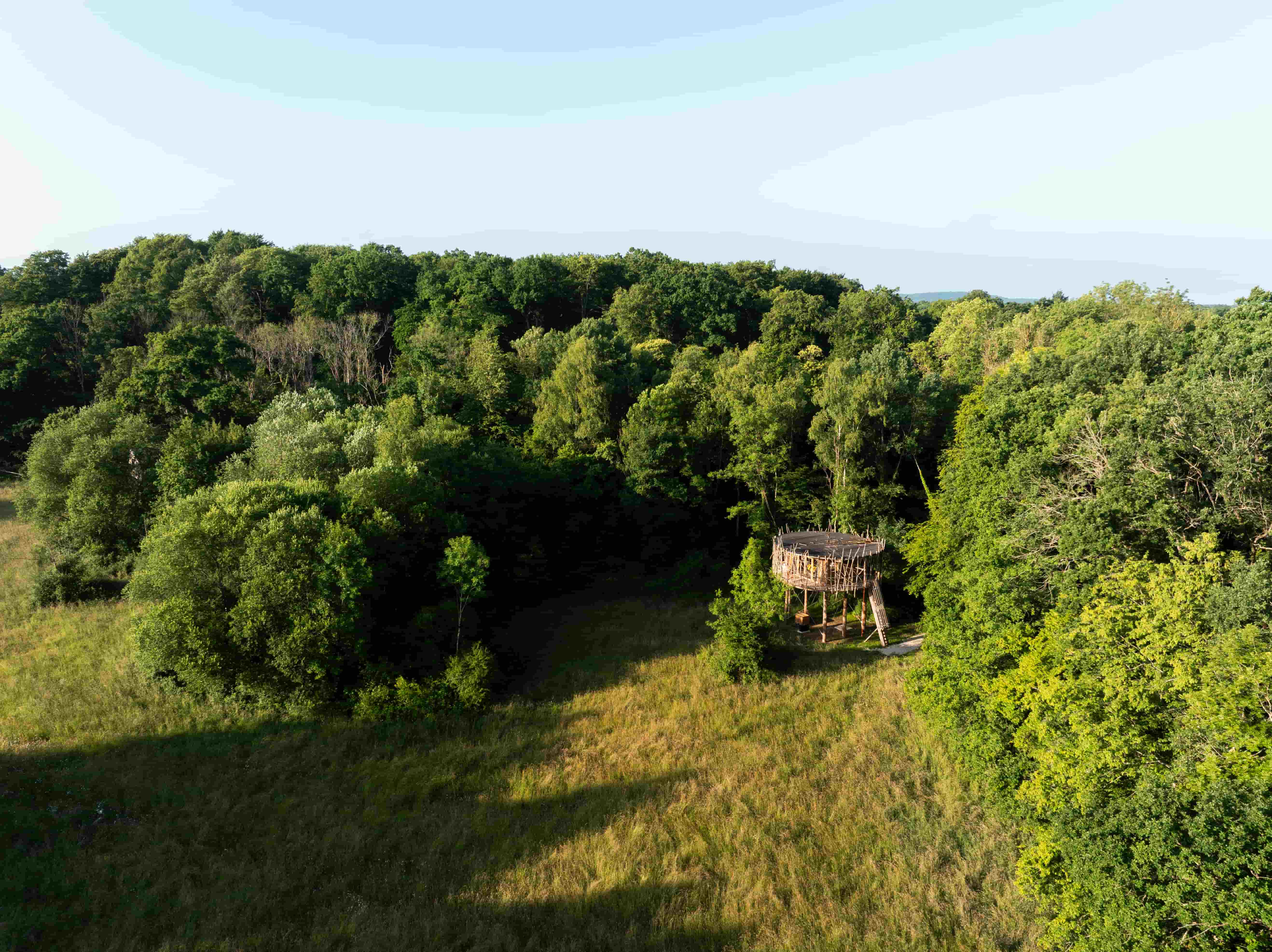 Cabane Spa Temps Suspendu : une immersion dans les arbres en Picardie