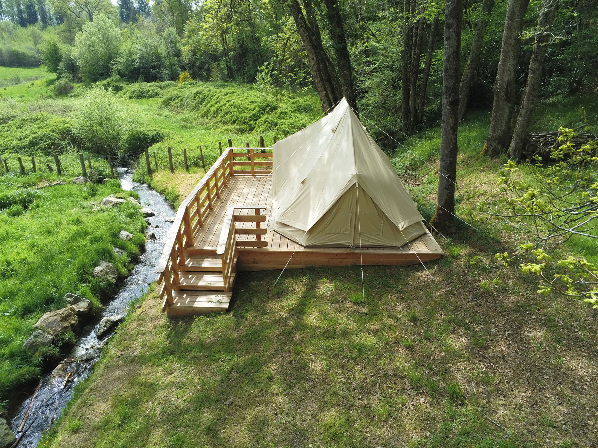 Séjournez dans une tente lodge au cœur du Limousin