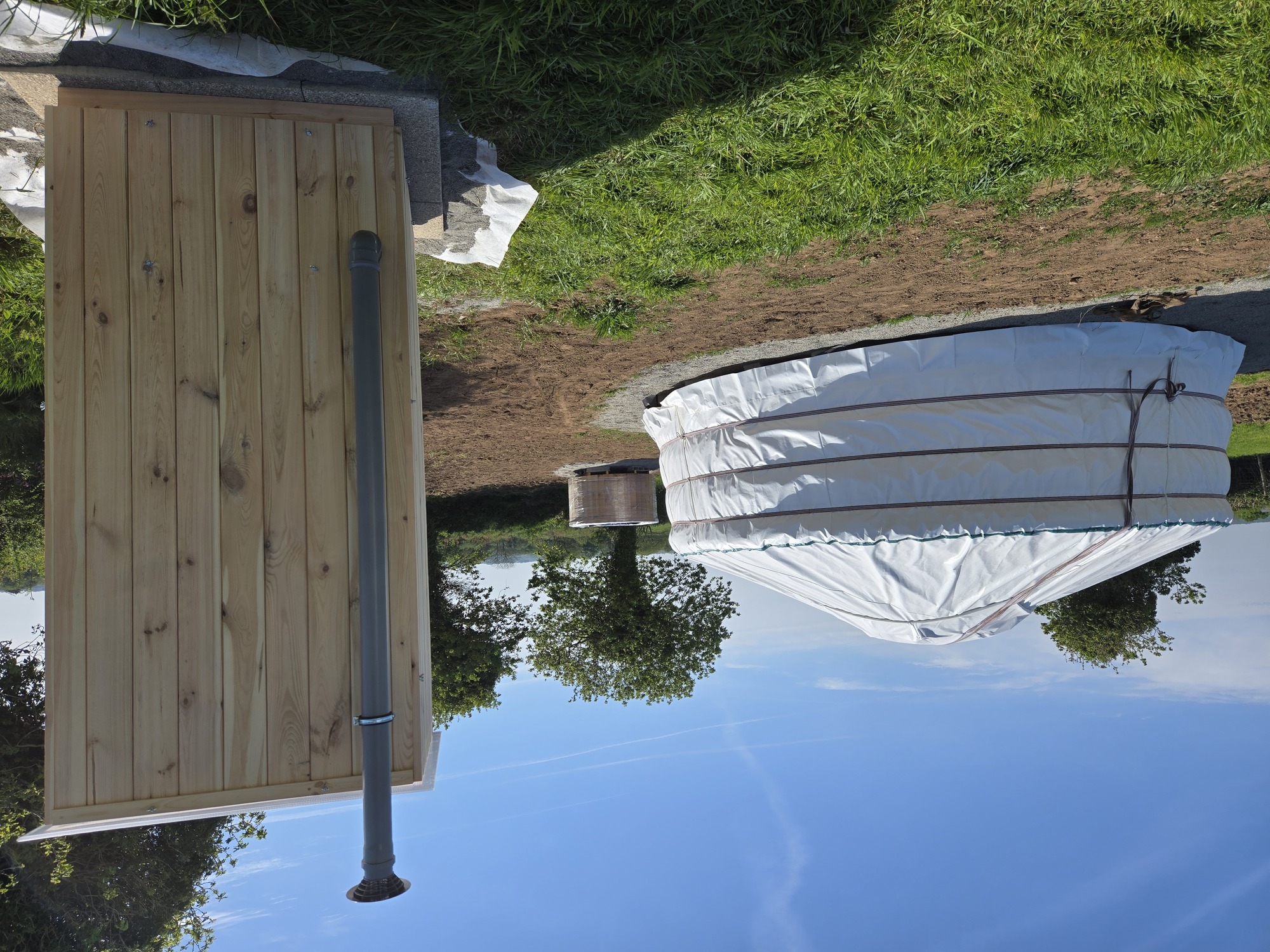 Yourte de Tréou — Séjour détente avec bain nordique en Finistère à Le Tréhou — espace de vie