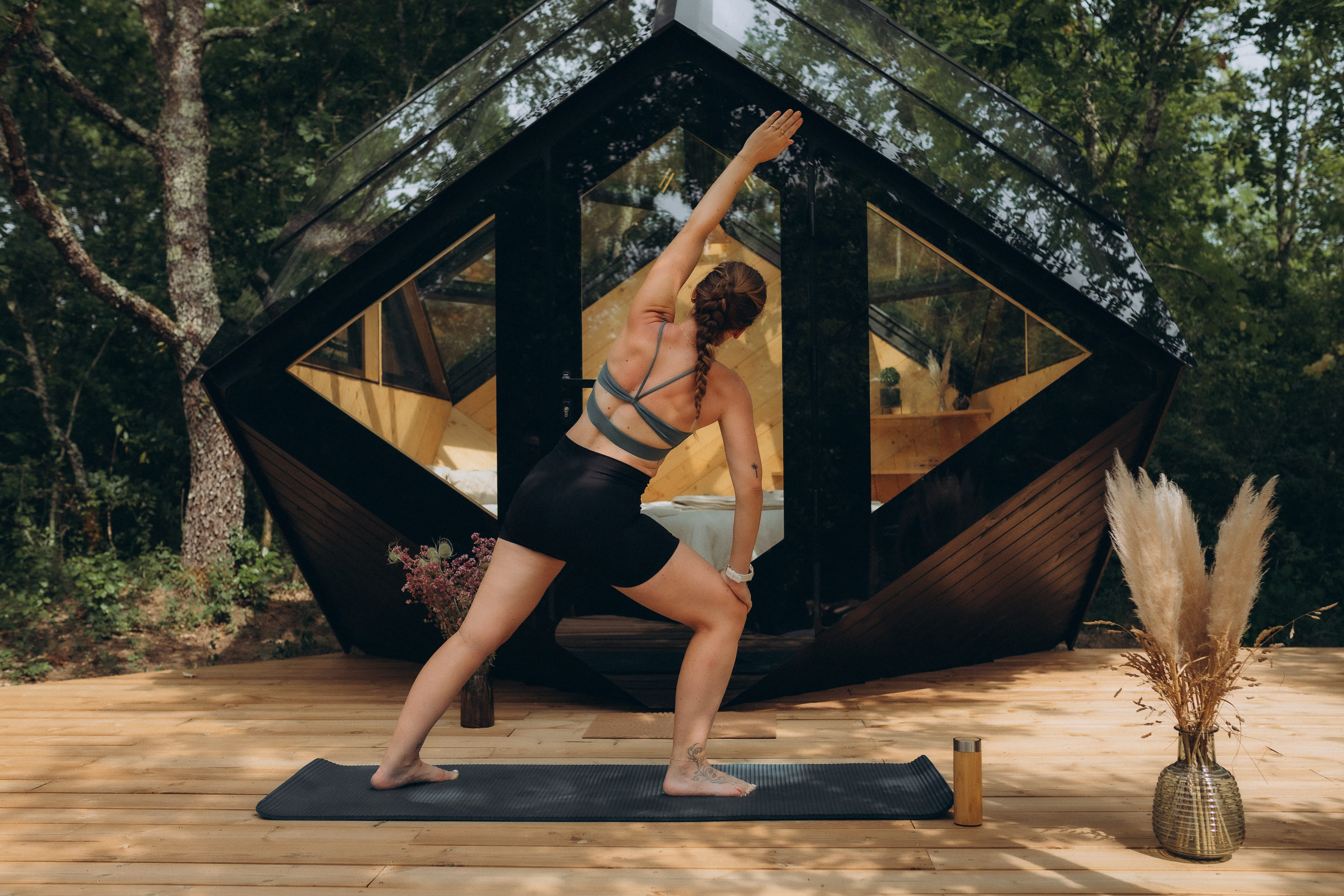 Cocon de verre avec Bain Nordique