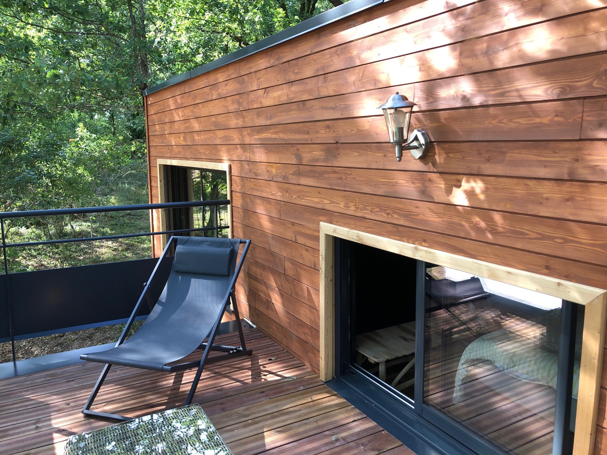 La Cabane Spa des Truffiers — Cabane avec spa à Dordogne à Coursac — chambre