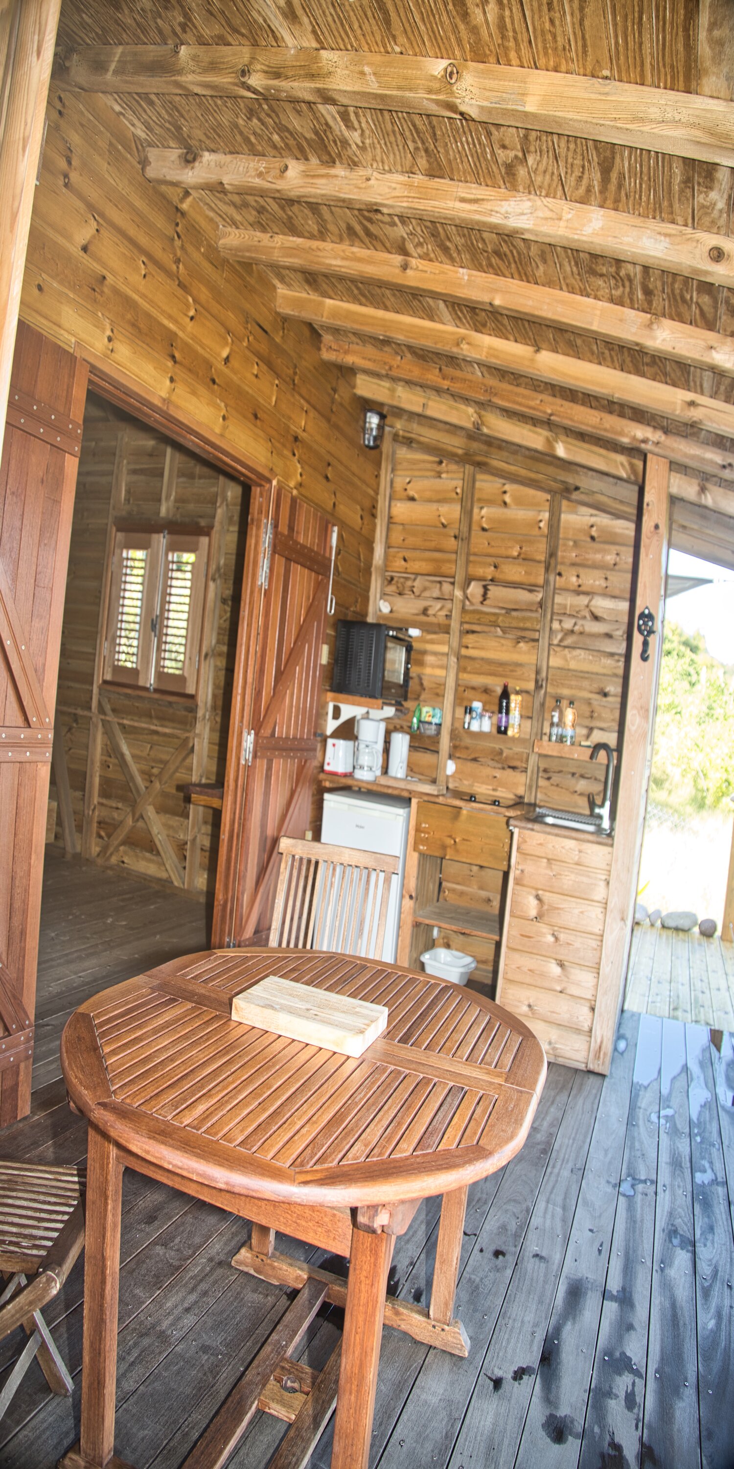 Ti Kaz Anoli : une cabane au cœur de la Guadeloupe à Terre-De-Bas — vue depuis la terrasse