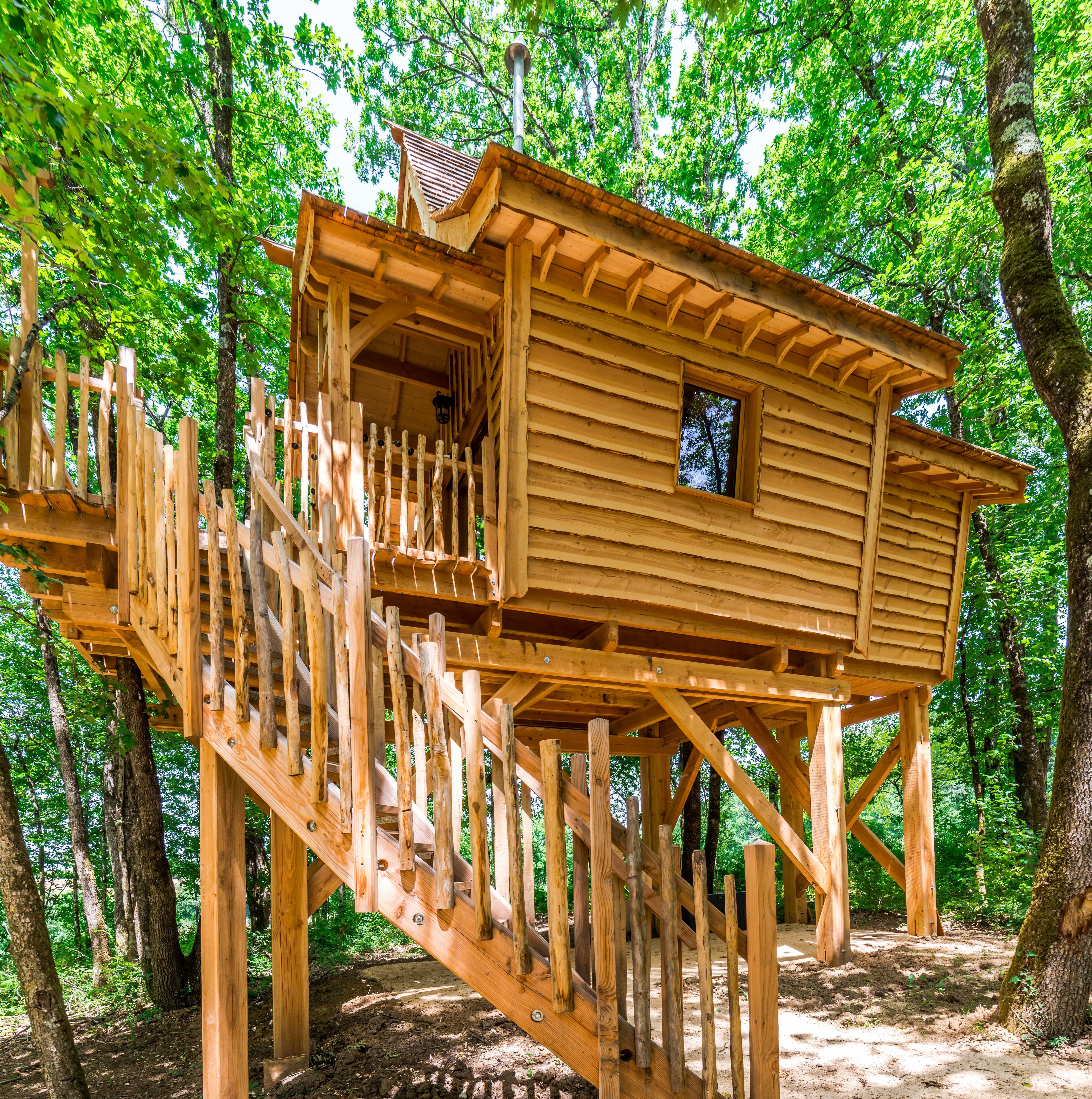 Cabane Artémis — Cabane sur pilotis avec spa à Lot-et-Garonne à Agen — vue intérieure