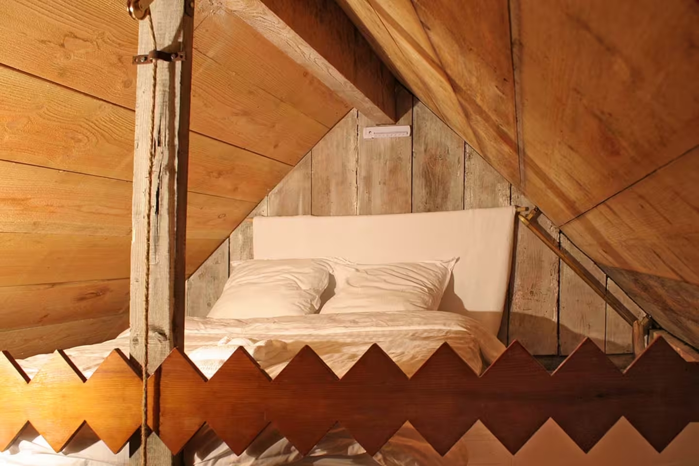 La Cabane de Trappeur — Séjour rustique et chaleureux en Drôme à Valence — espace de vie