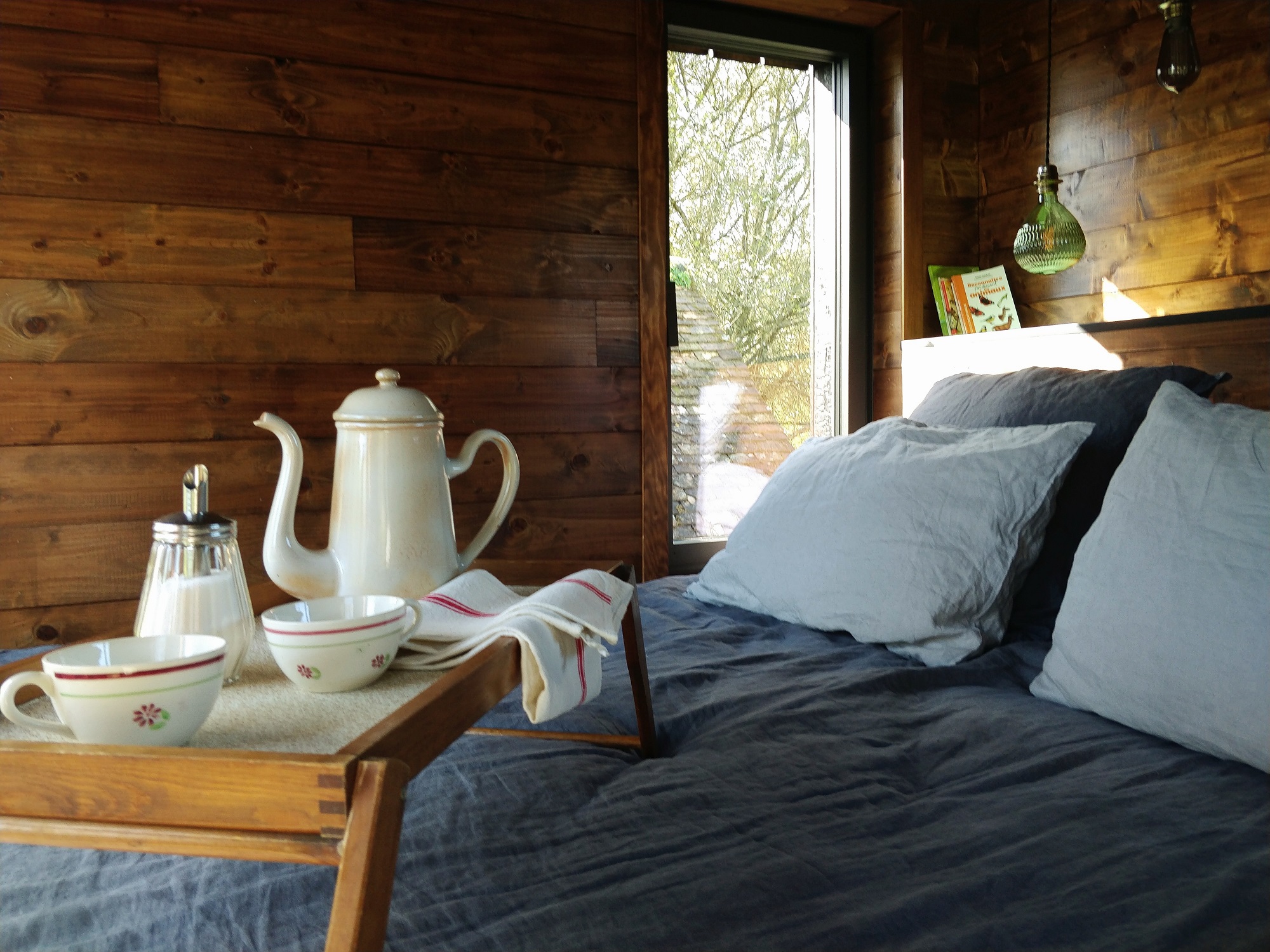 La Tiny House de La Rivière — Tiny House avec bain nordique à Montargis à Montargis — chambre