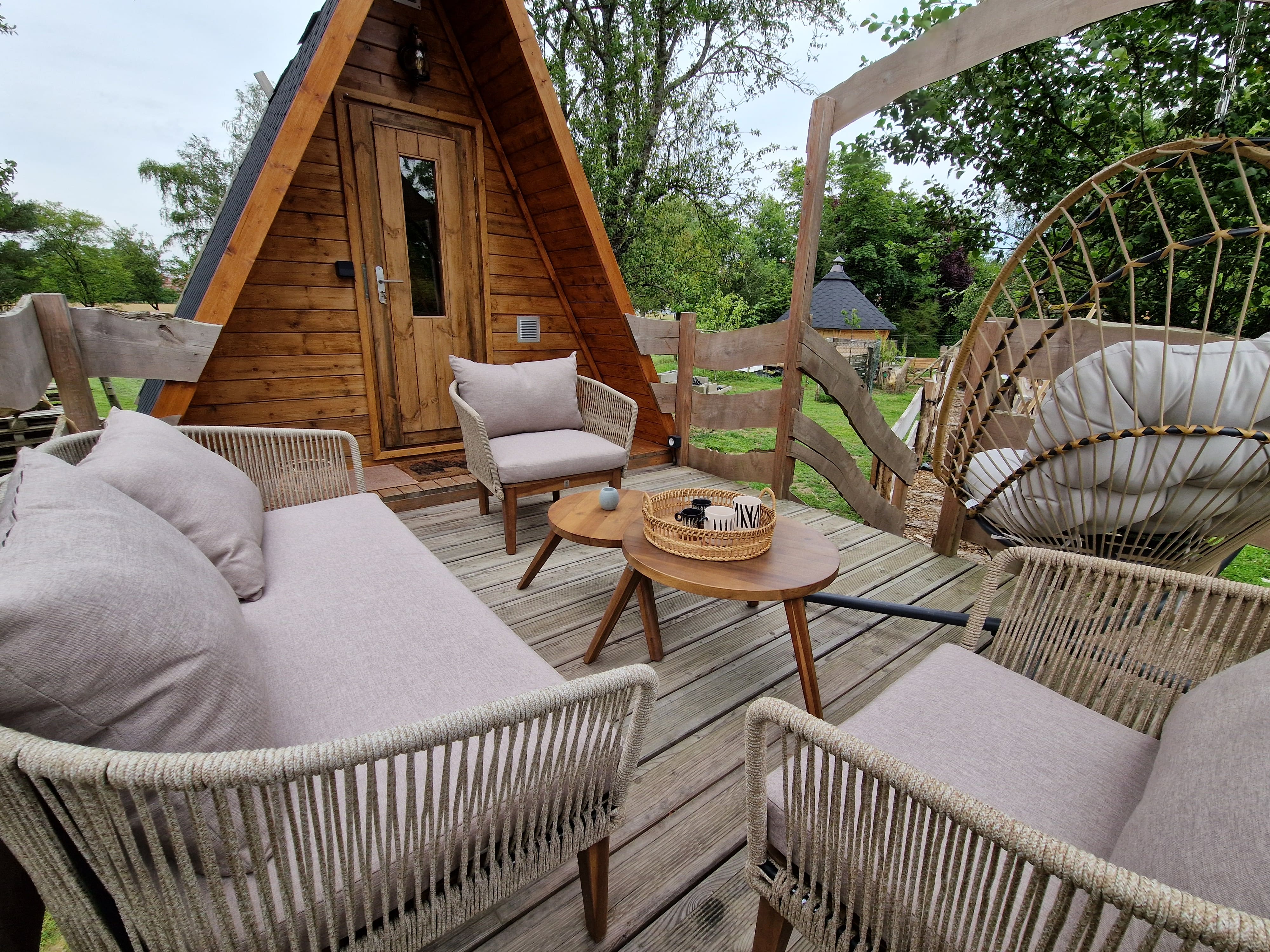 Indiana - La Cabane Tipi — Séjour panoramique en Moselle à Saint-Avold — vue intérieure